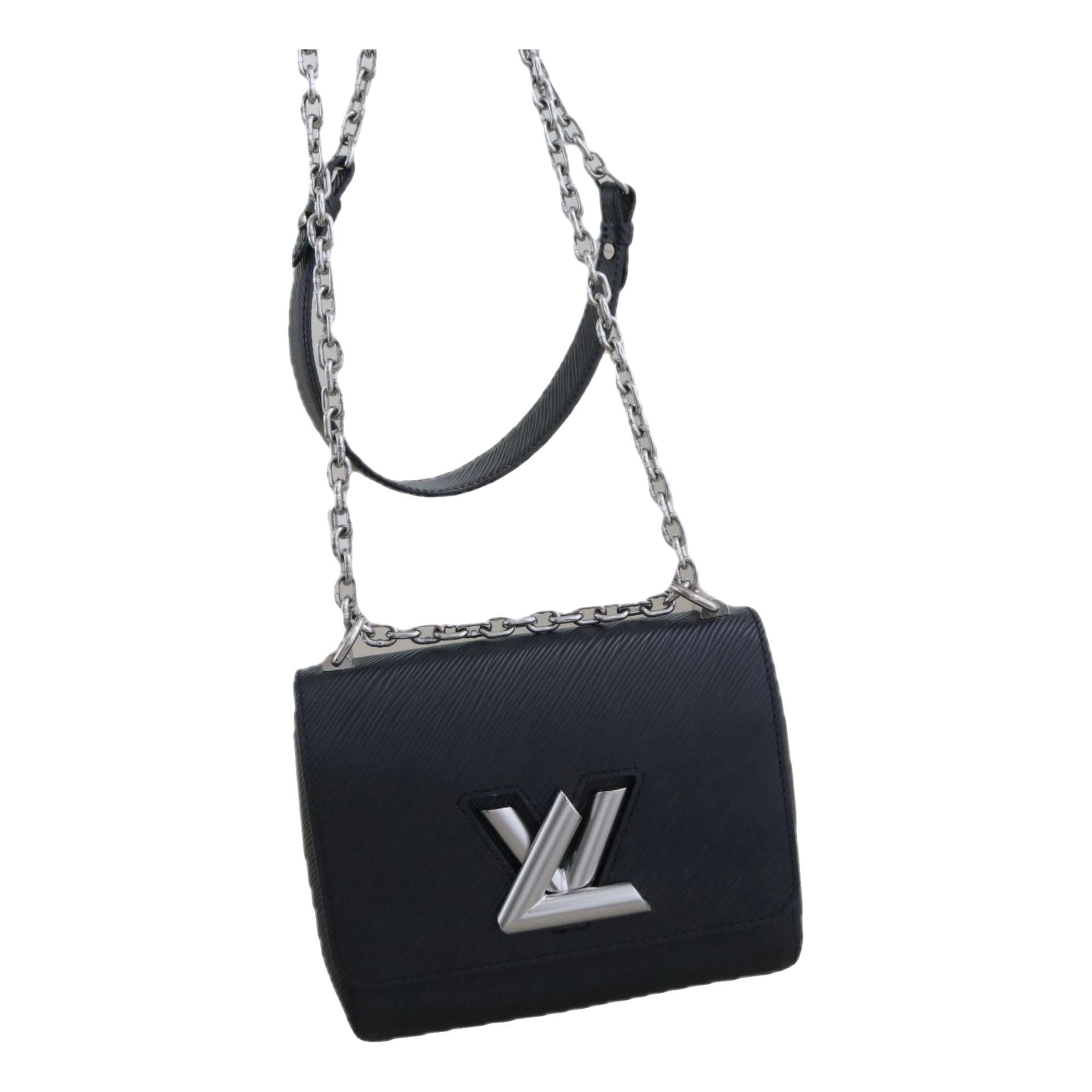Twist leather handbag