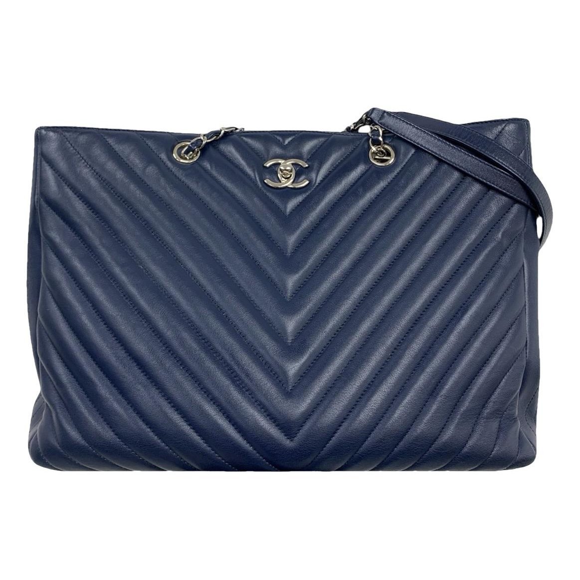 Grand shopping leather tote