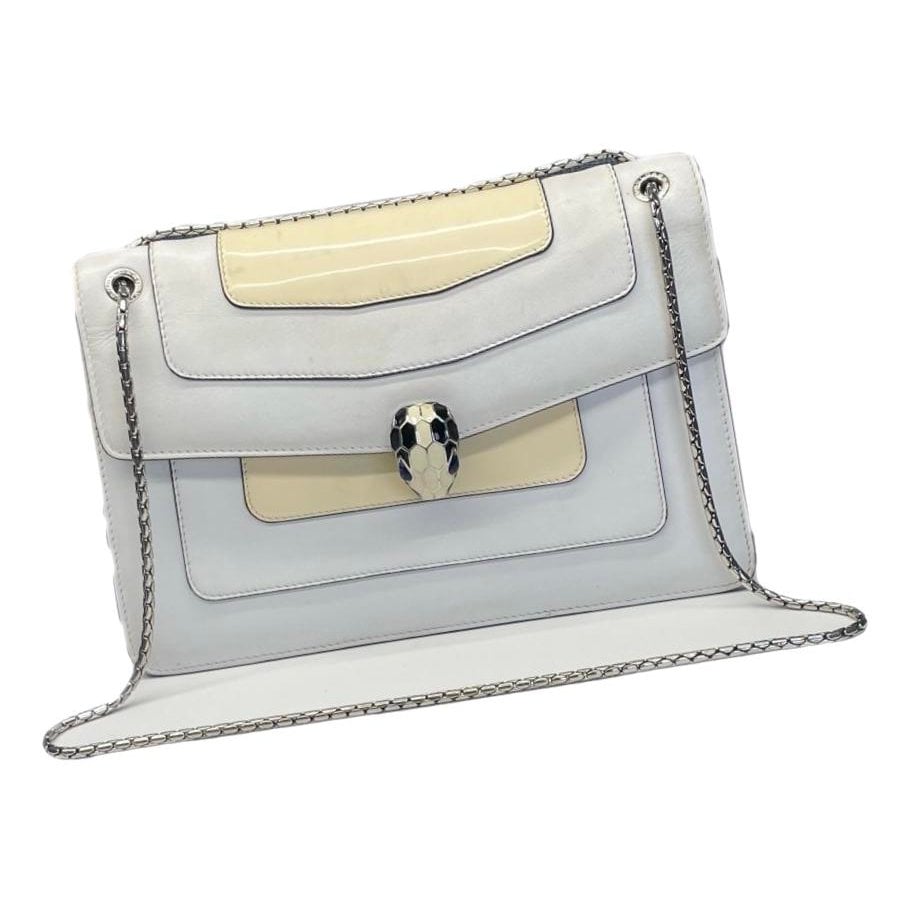 Serpenti leather handbag