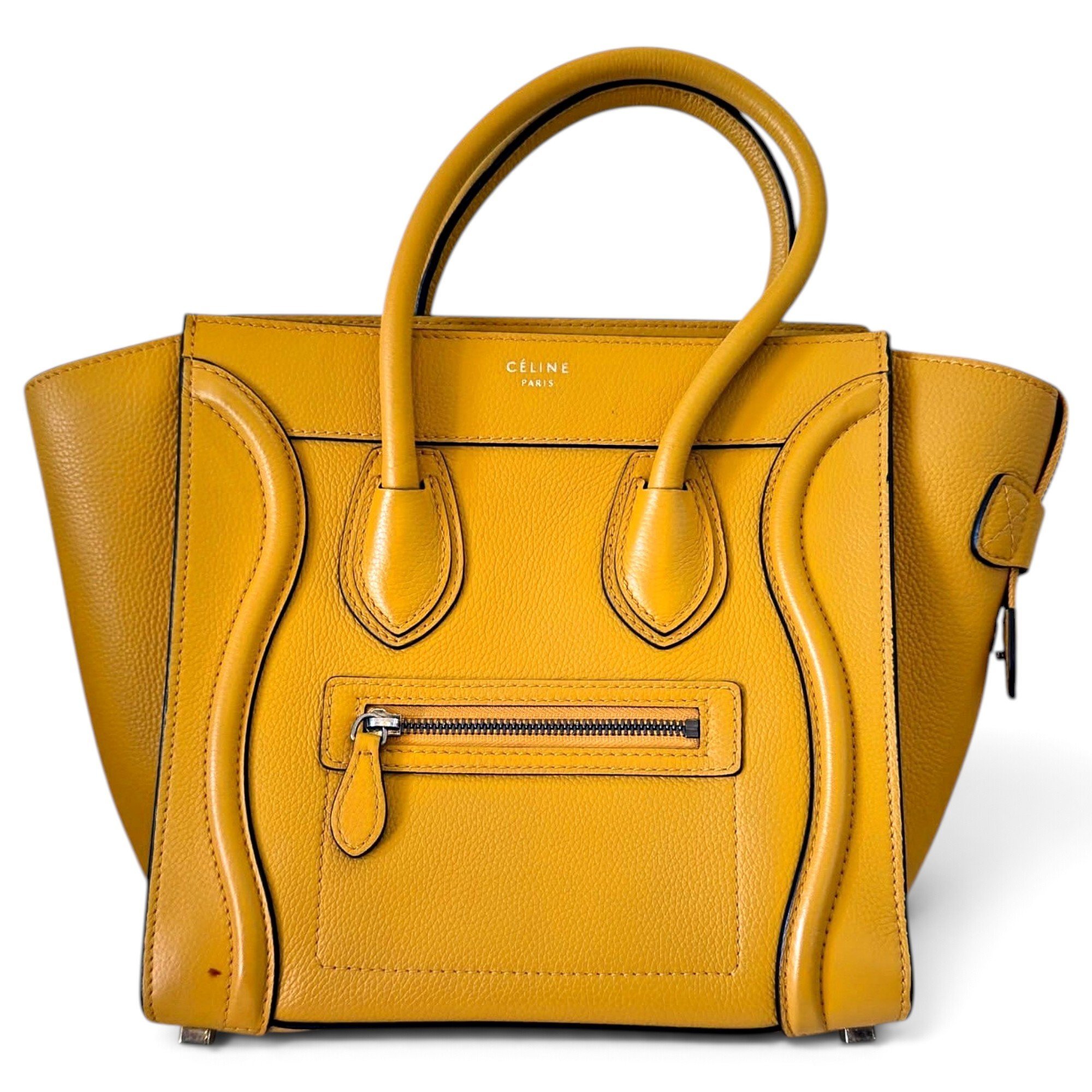 Nano Luggage leather handbag