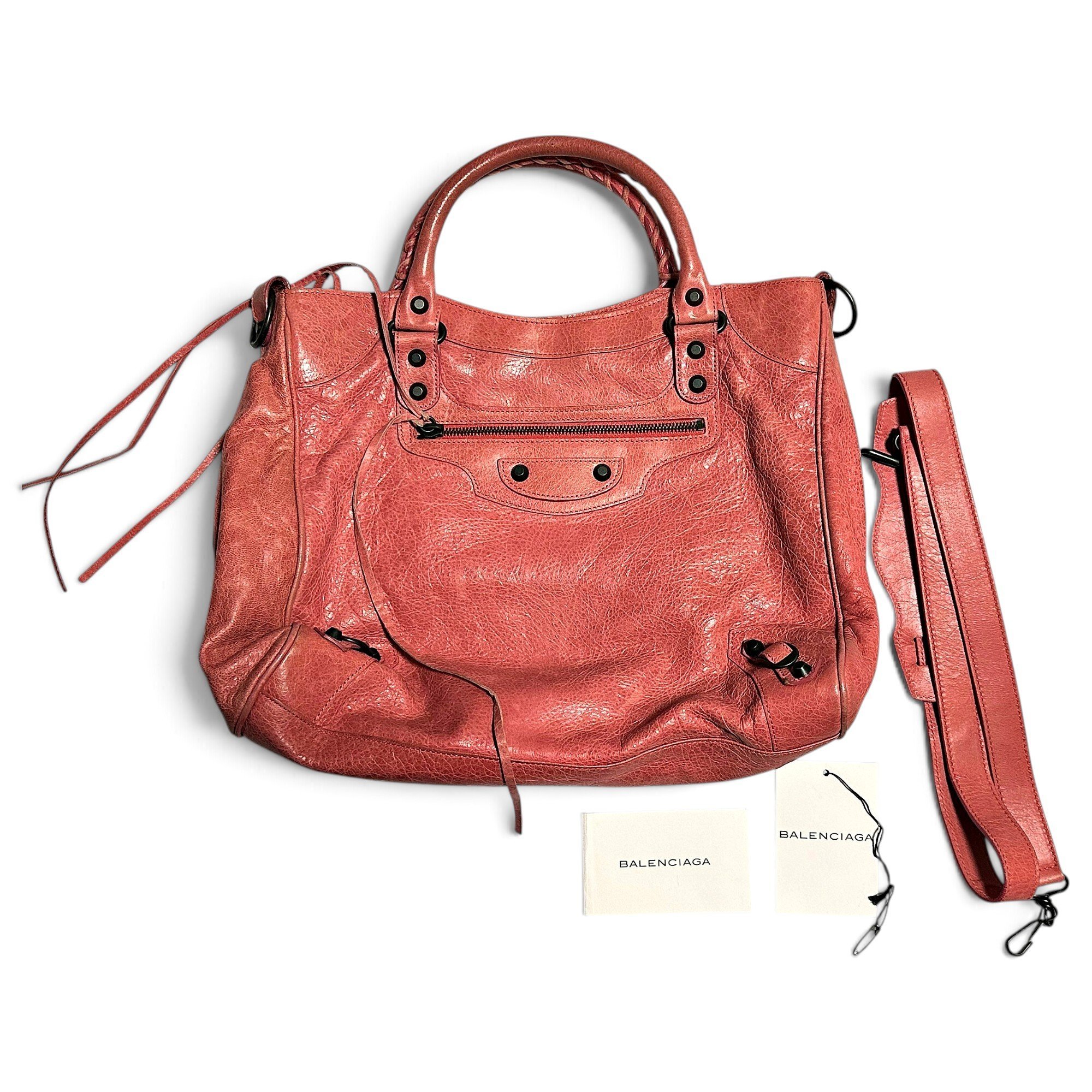 Vélo leather handbag