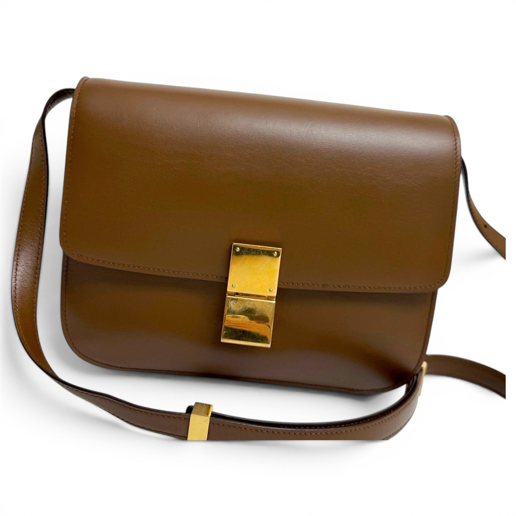 Classic leather handbag
