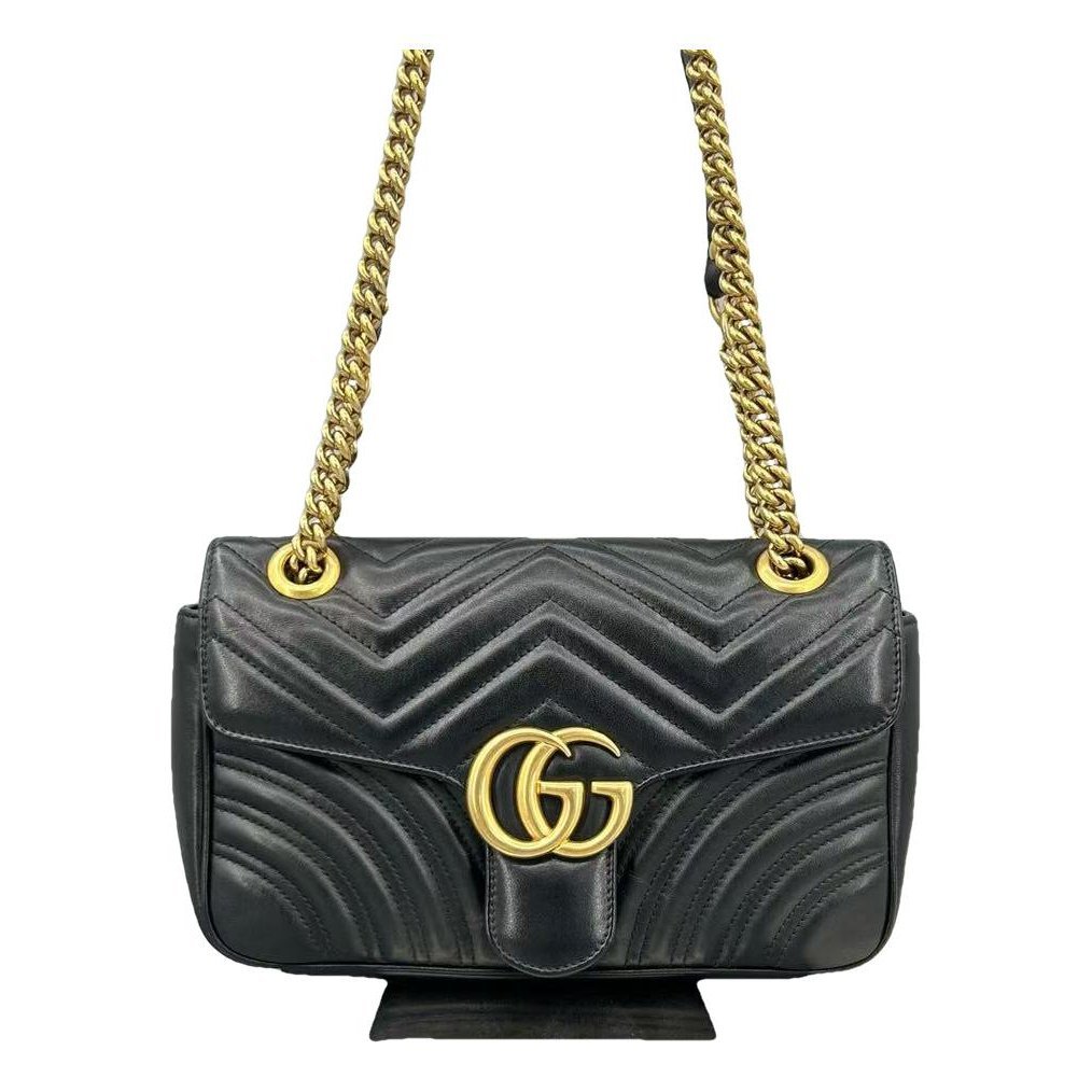 GG Marmont Flap leather handbag