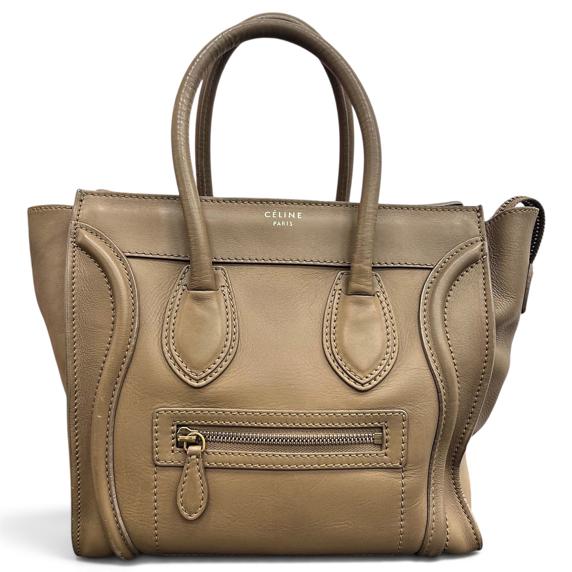 Luggage leather handbag