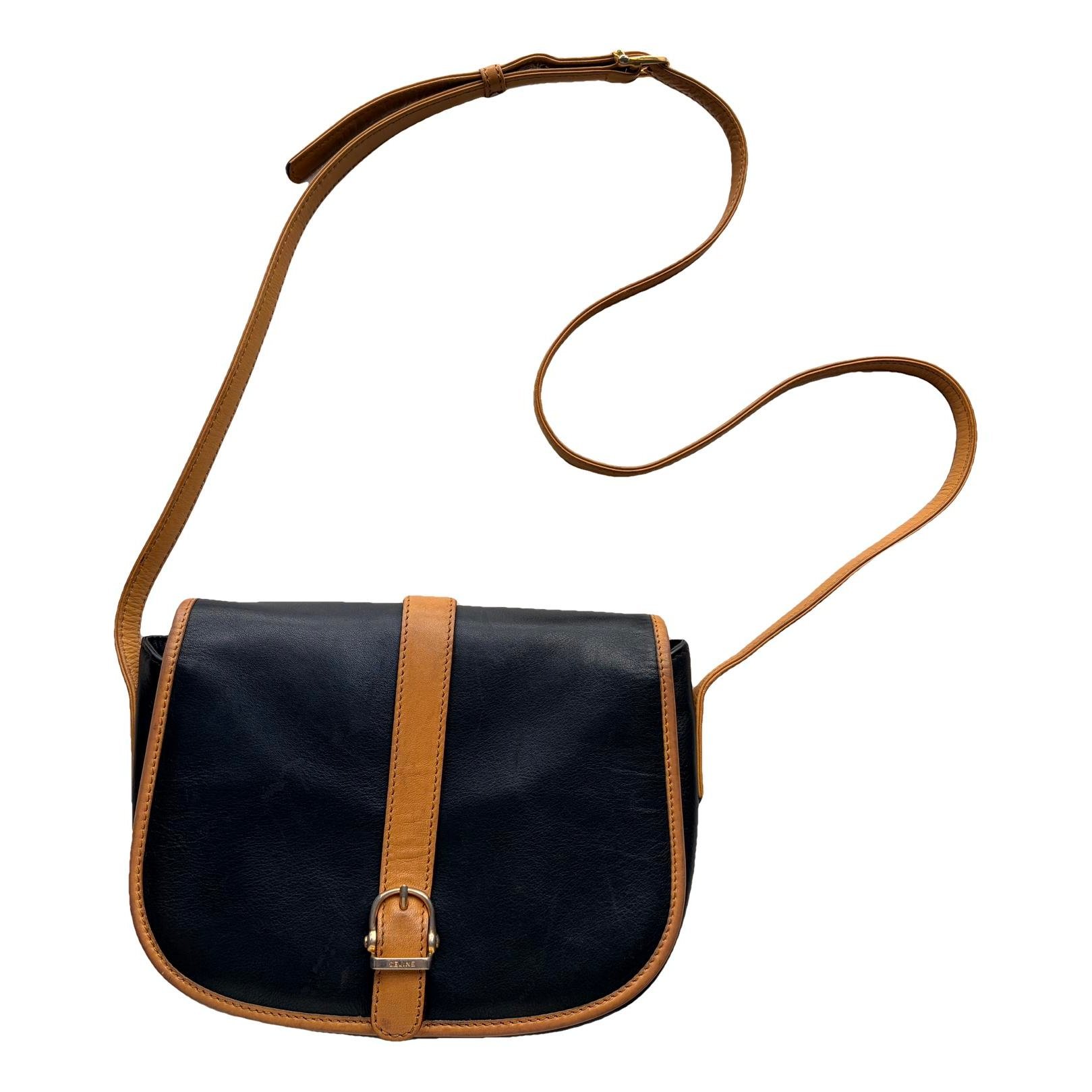 Crécy Vintage leather crossbody bag