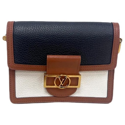 Dauphine leather handbag