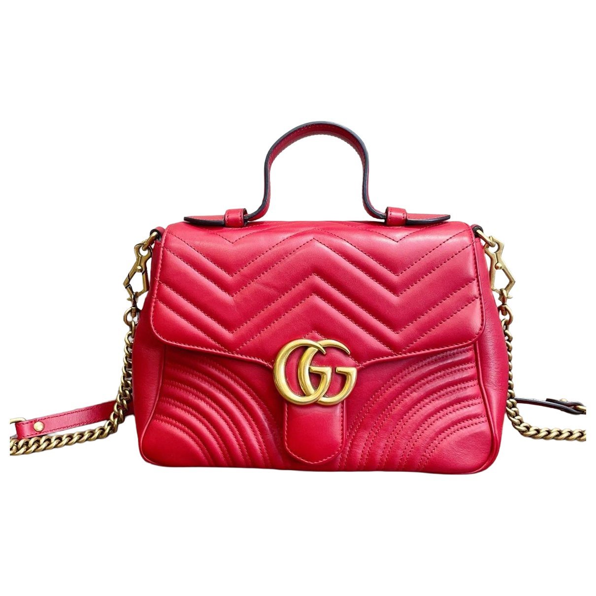 Leather handbag