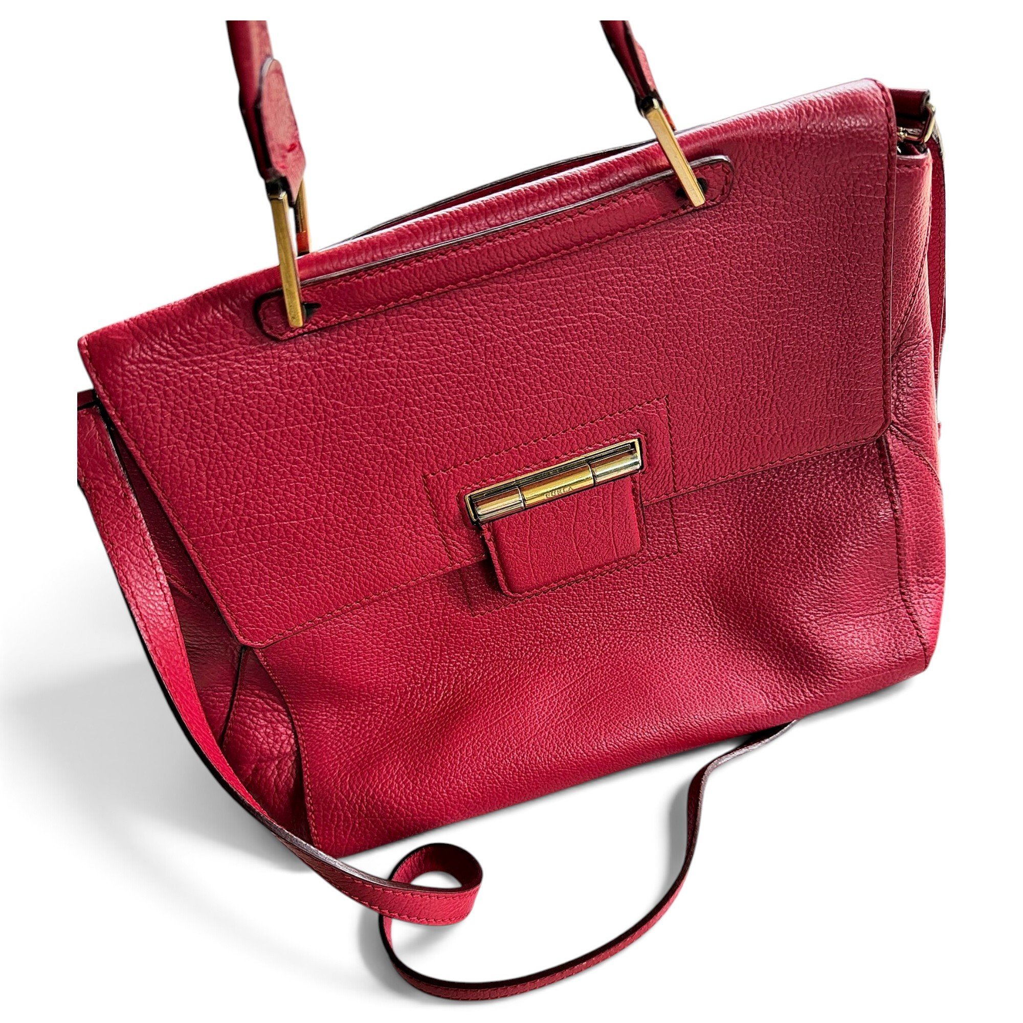 Leather handbag