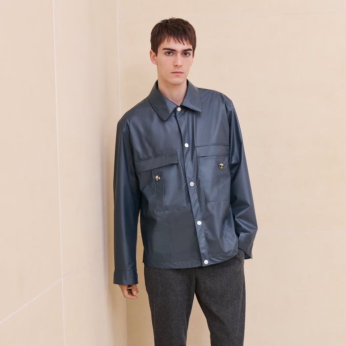 Pétrole "Prince De Gomme" Double Overshirt