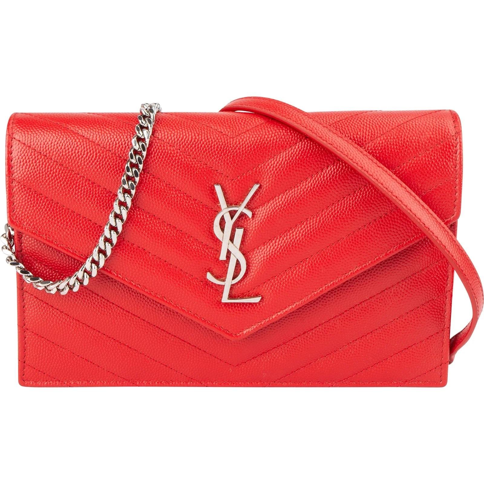 Envelope leather crossbody bag