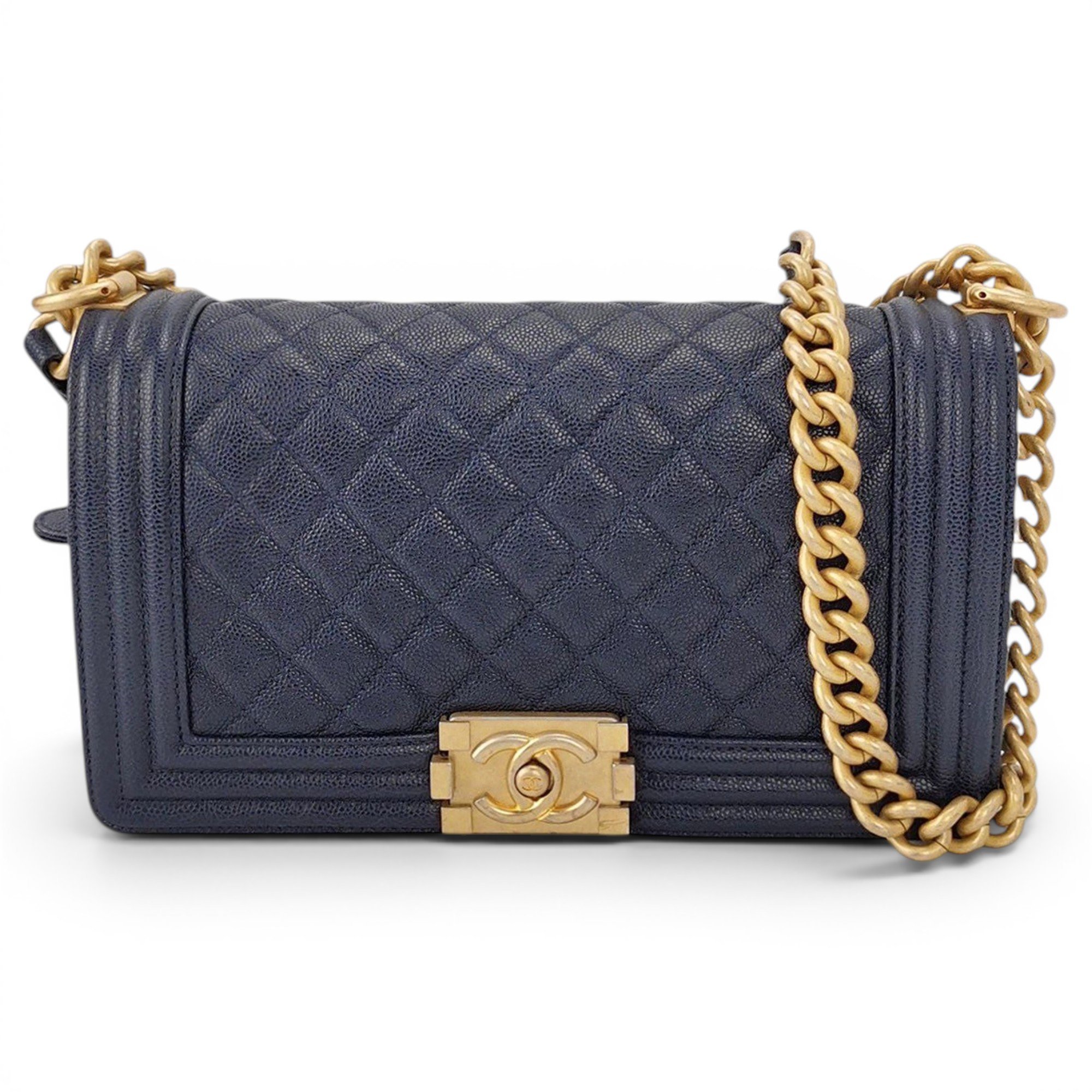 Boy leather crossbody bag