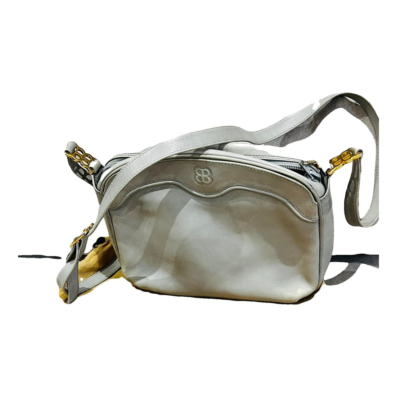 BB Reporter leather crossbody bag
