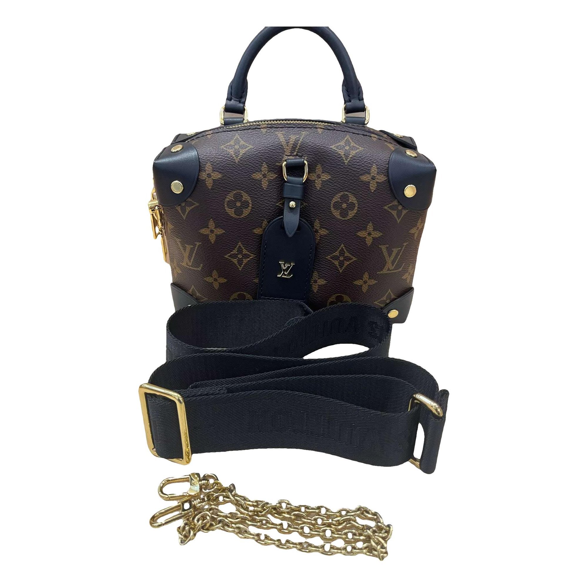 Petite Malle Souple leather handbag
