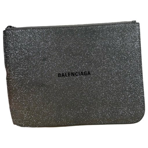 Balenciaga Everyday glitter clutch bag