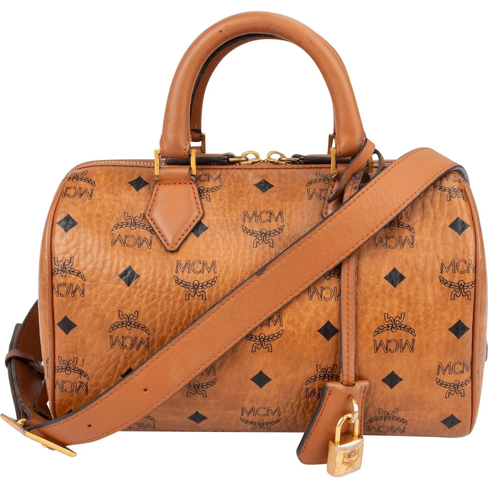 Boston leather handbag