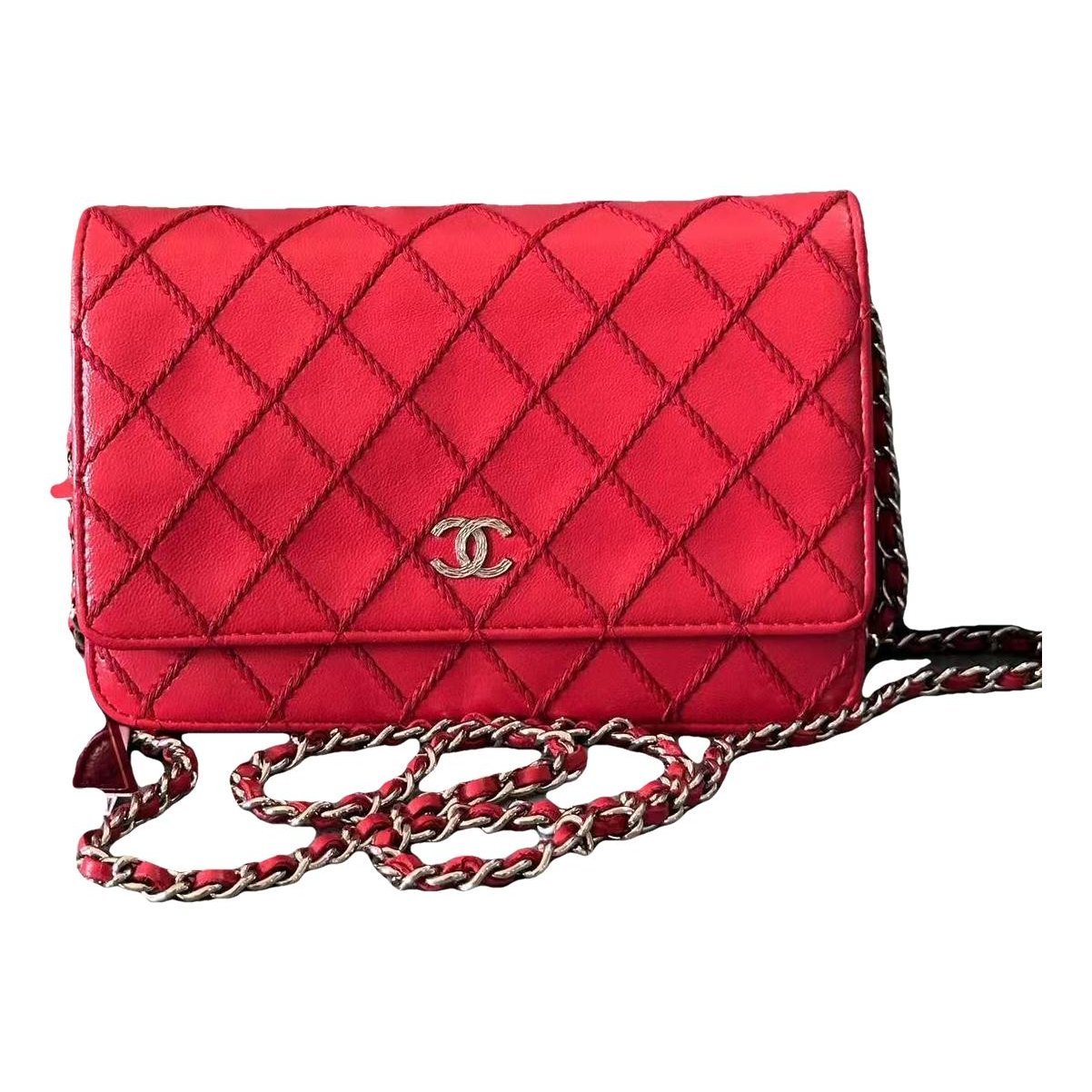 Wallet On Chain Timeless/Classique leather handbag