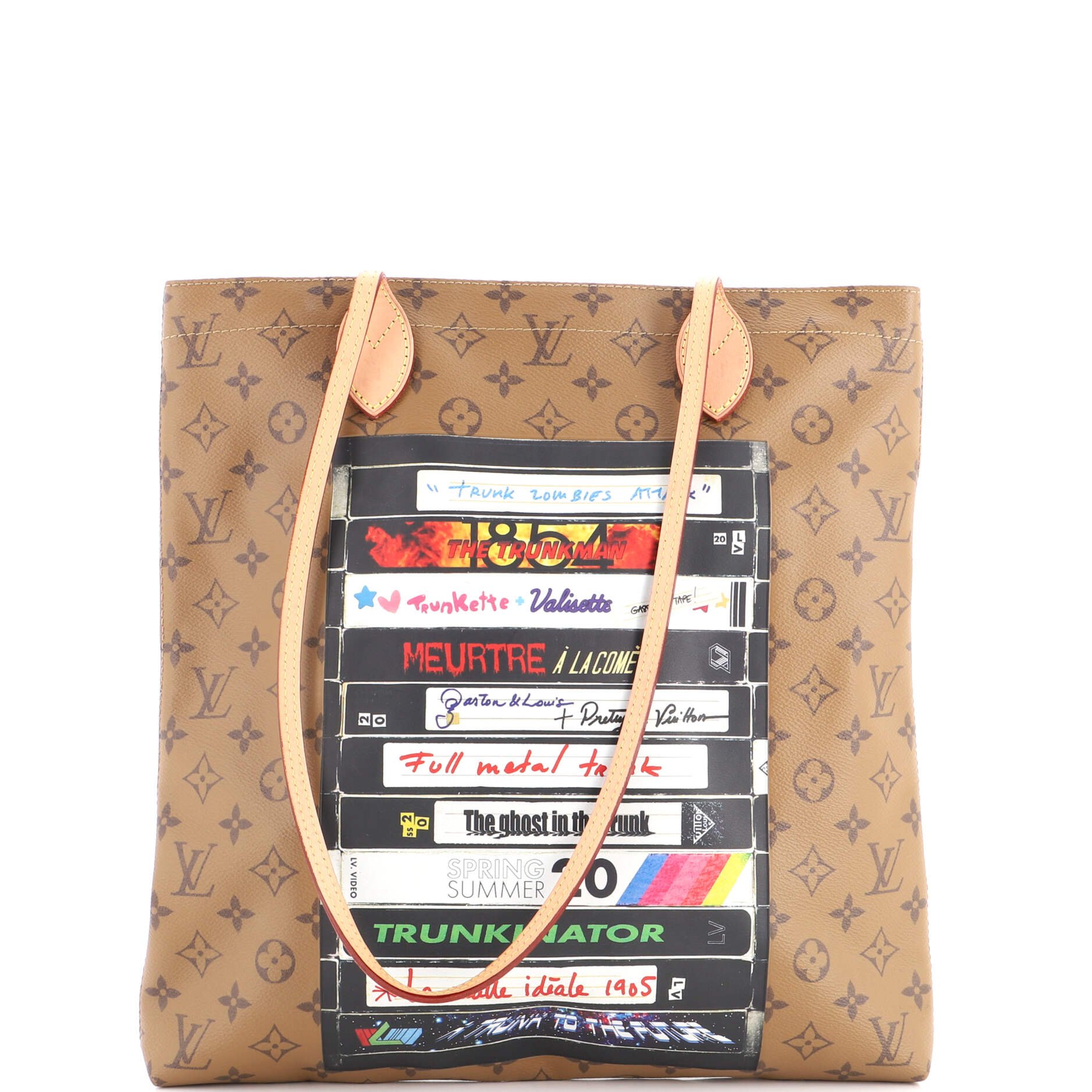 Carry It Tote Limited Edition Video Tape Reverse Monogram Canvas