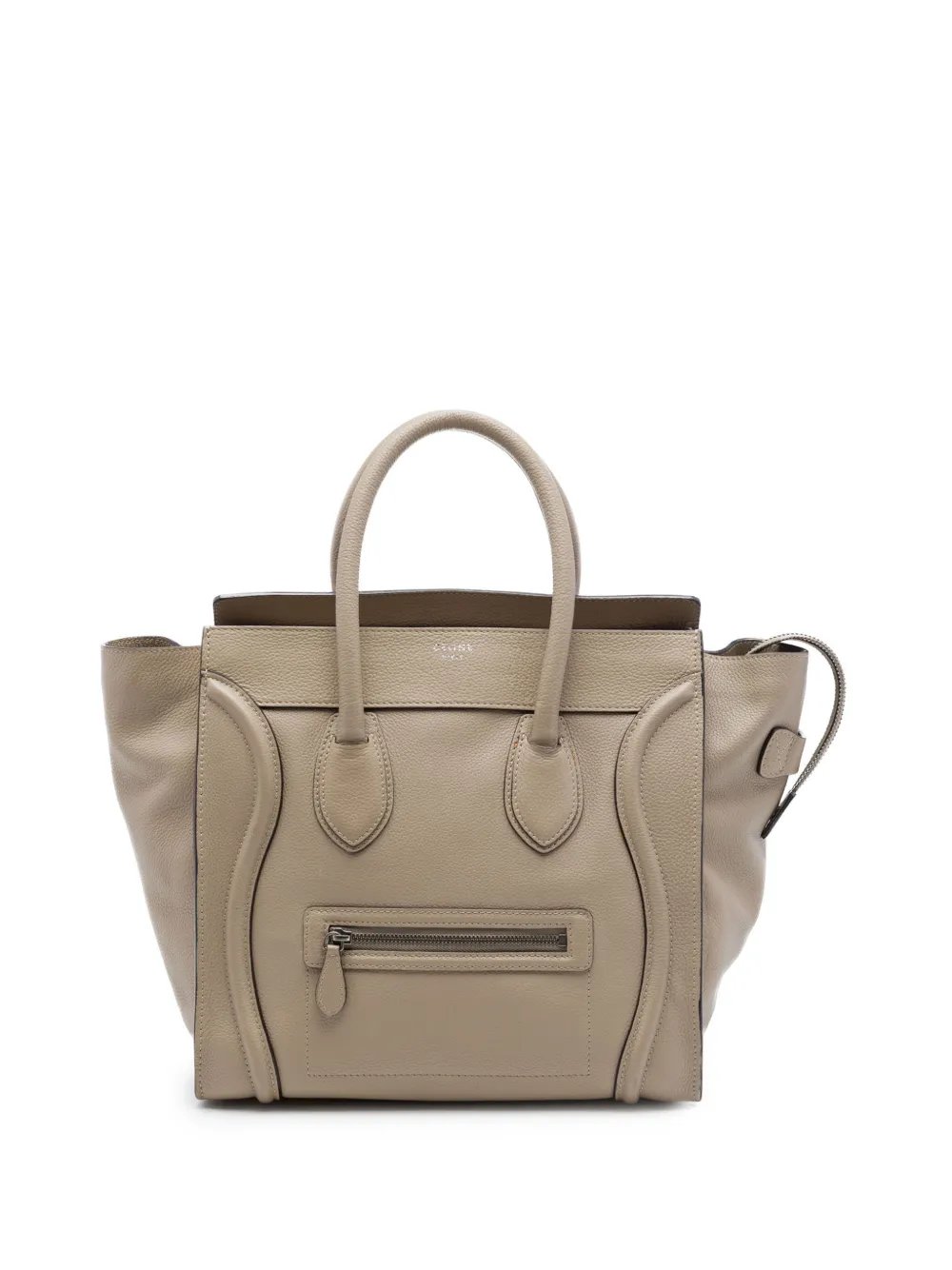 2011 Mini Drummed Calfskin Luggage tote bag