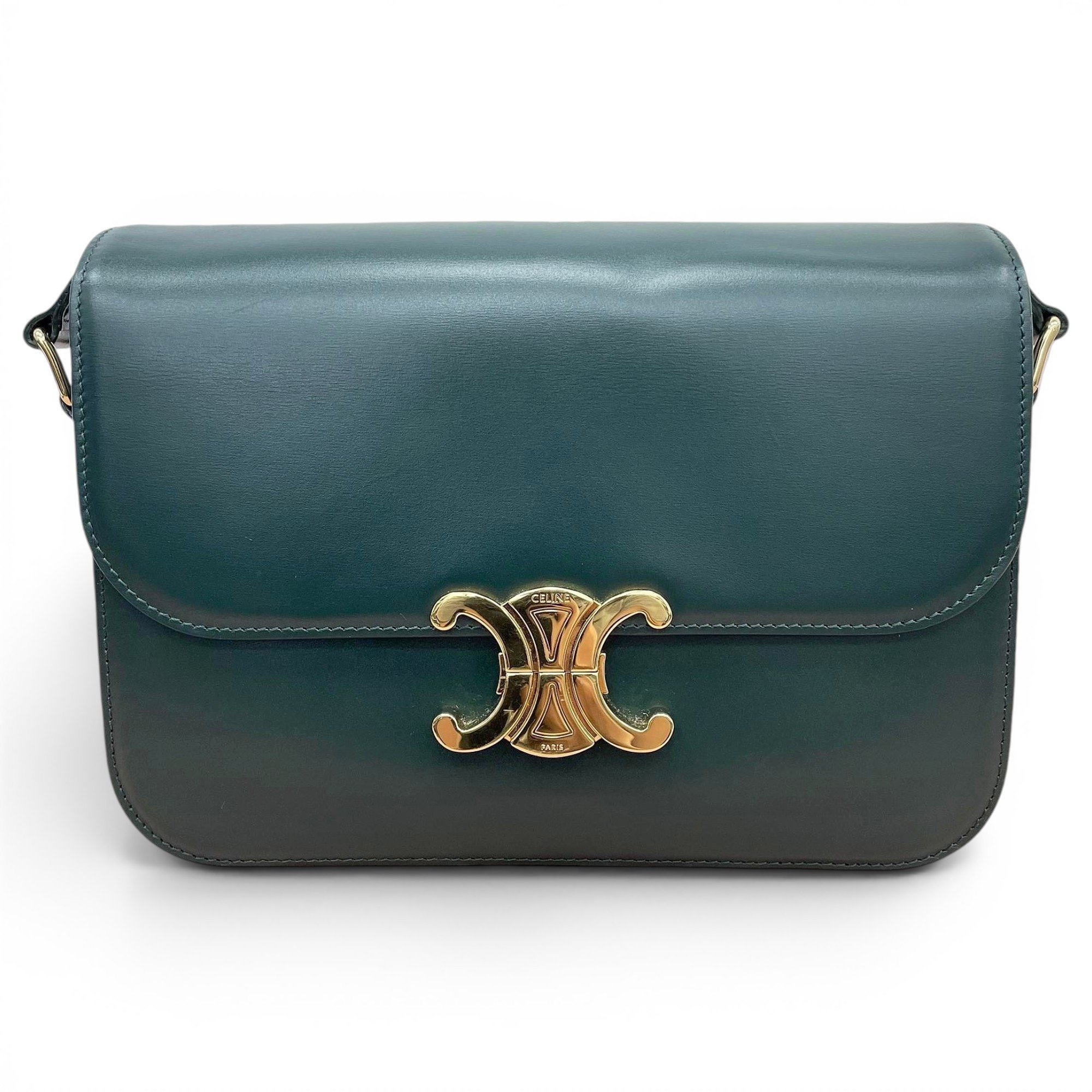 Triomphe leather handbag