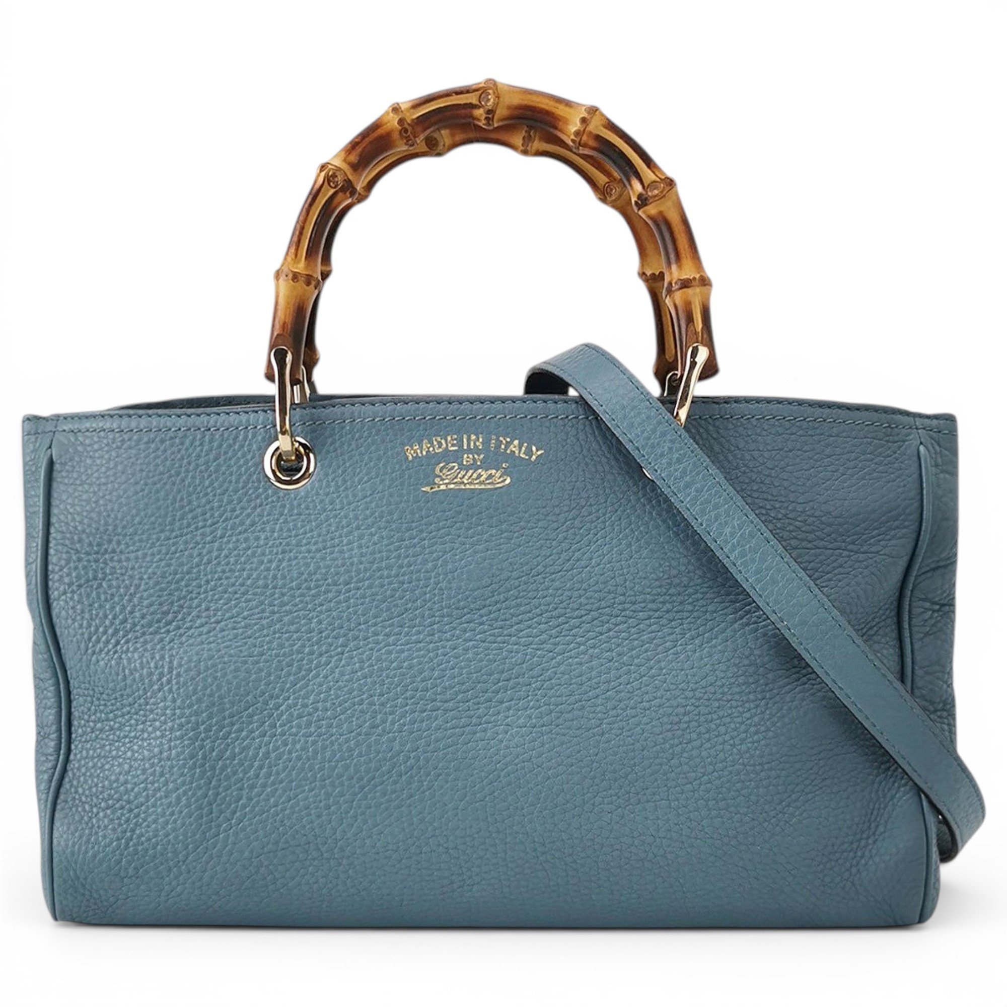 Bamboo Shopper leather tote