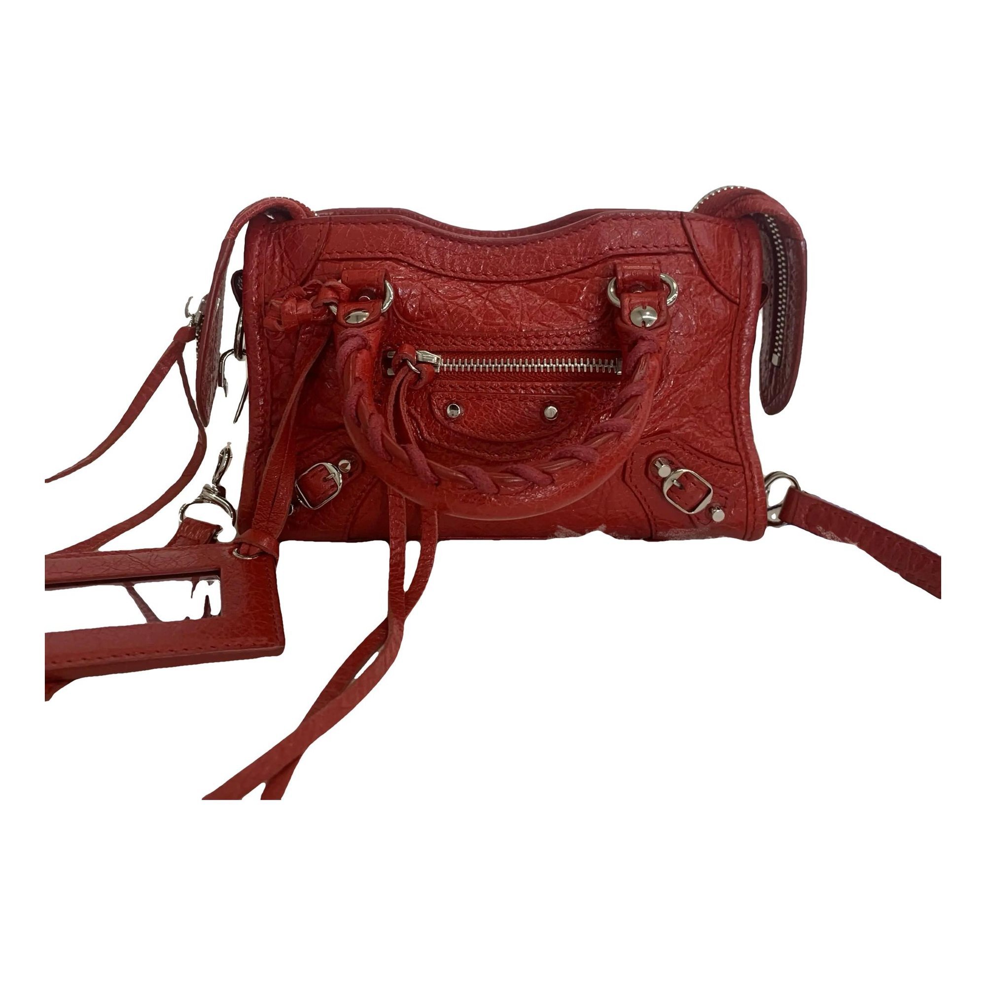 City leather crossbody bag