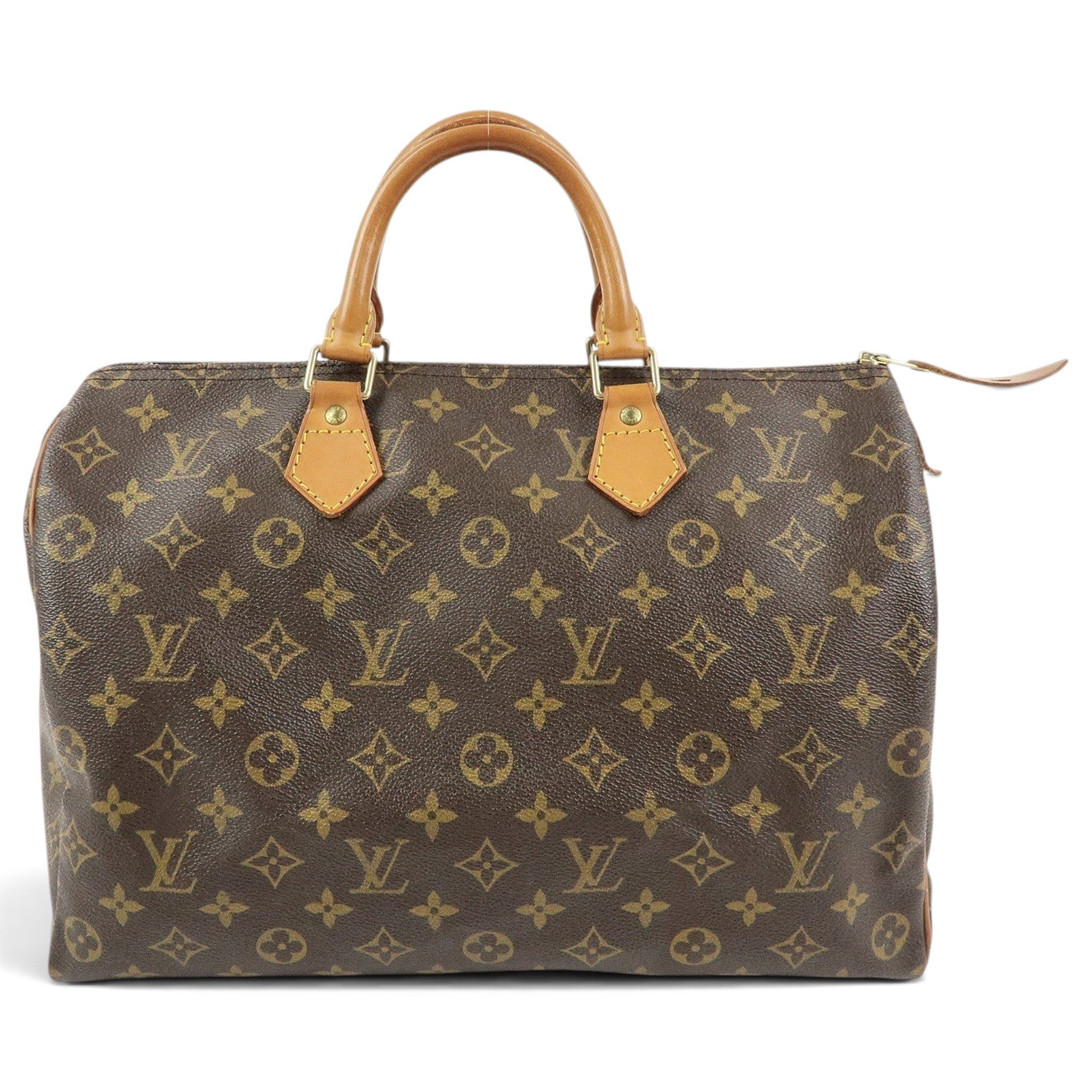 Speedy leather handbag