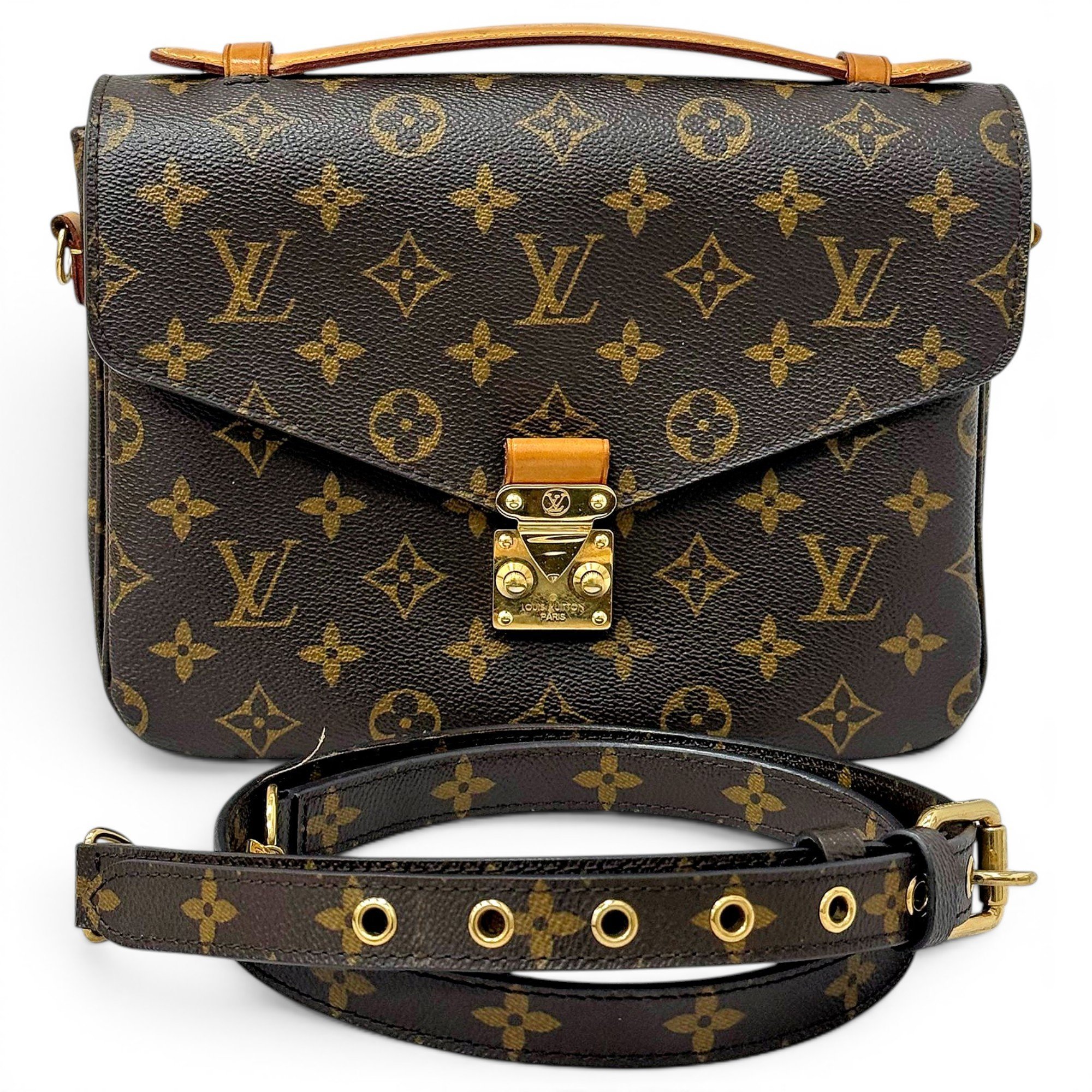 Metis leather handbag