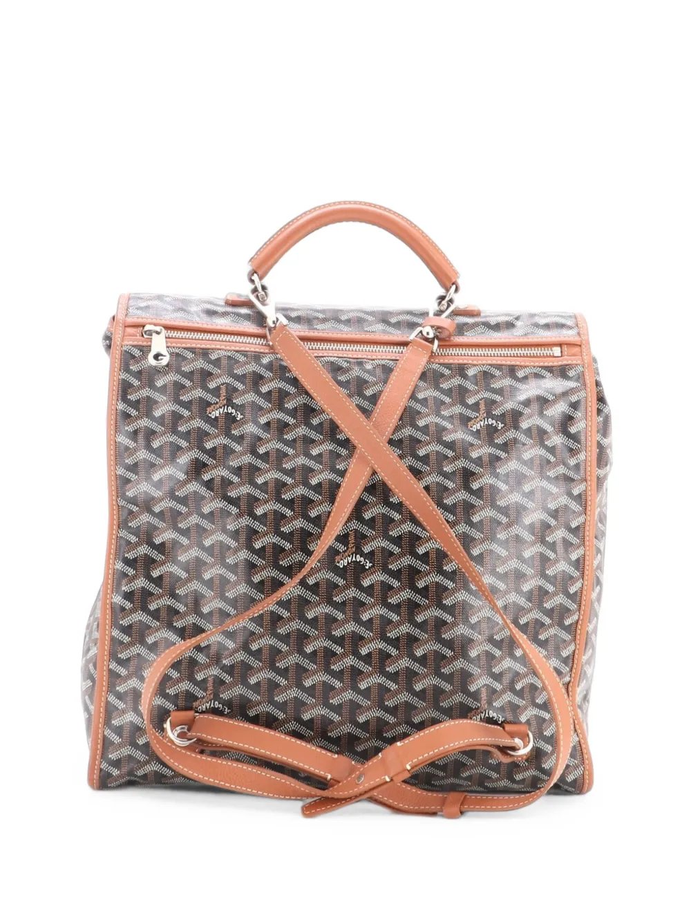Saint Leger Briefcase Coated Canvas backpack