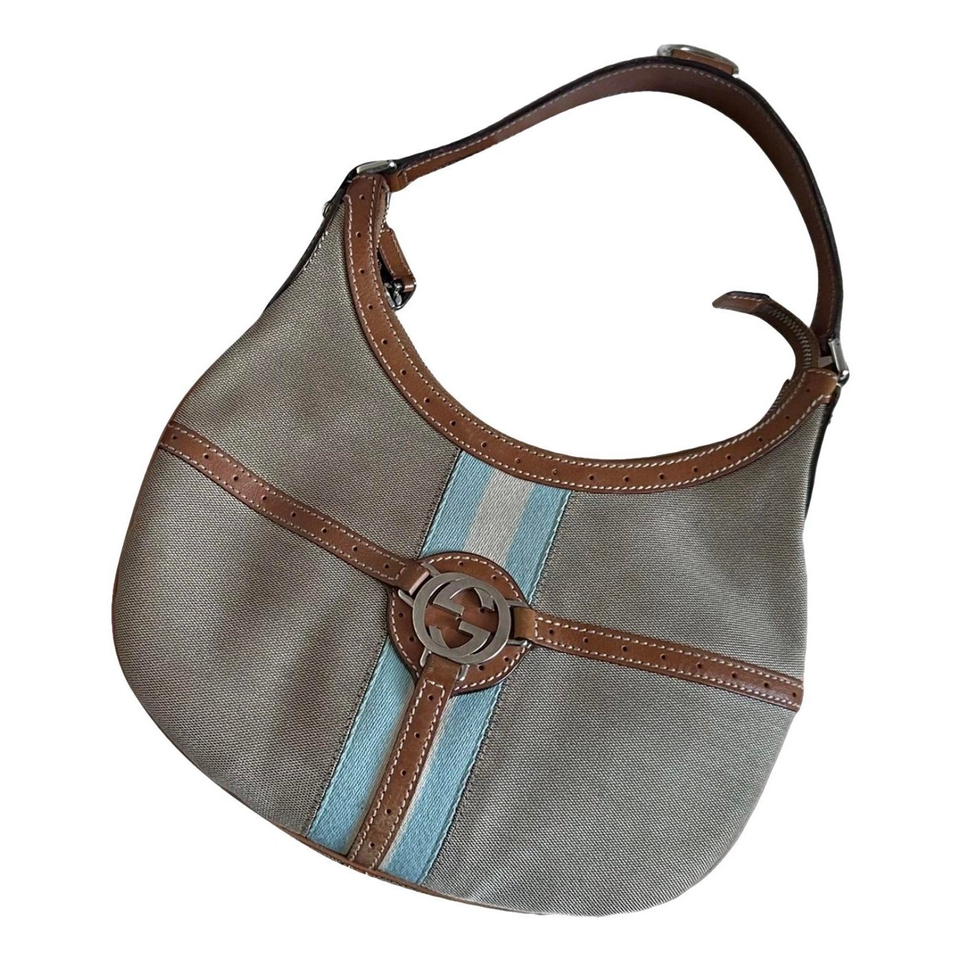Hobo leather handbag