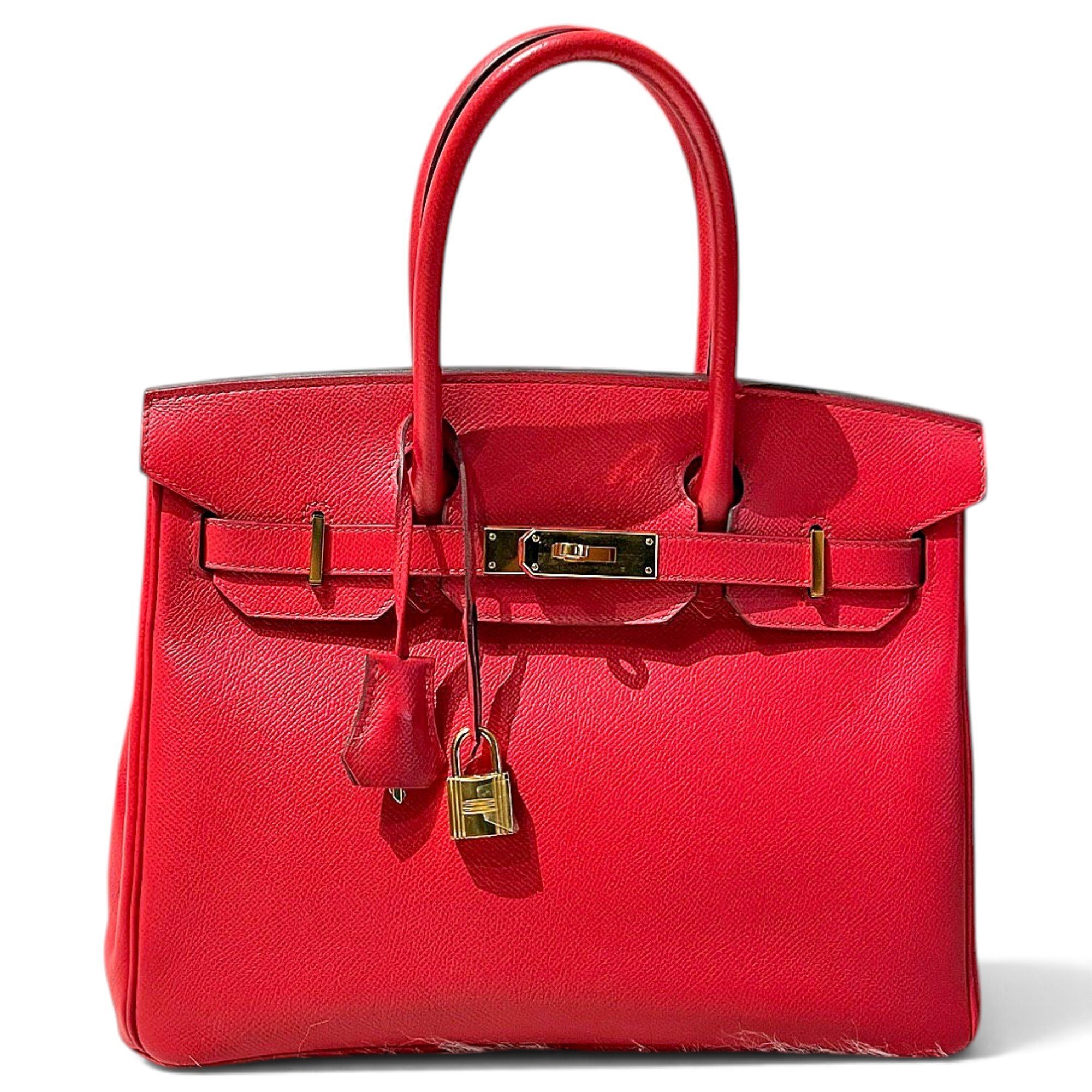 Birkin 30 leather handbag