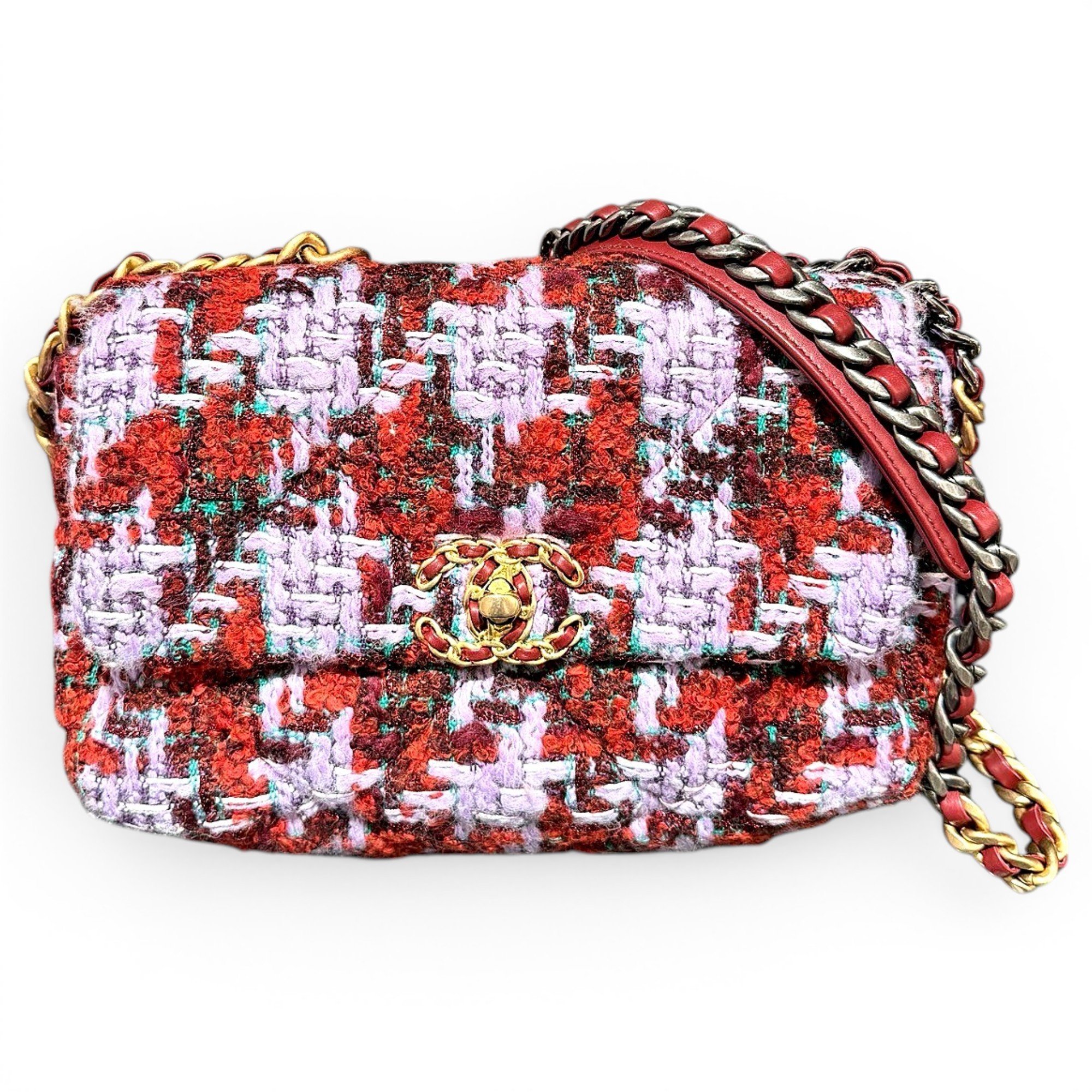 Chanel 19 cloth handbag