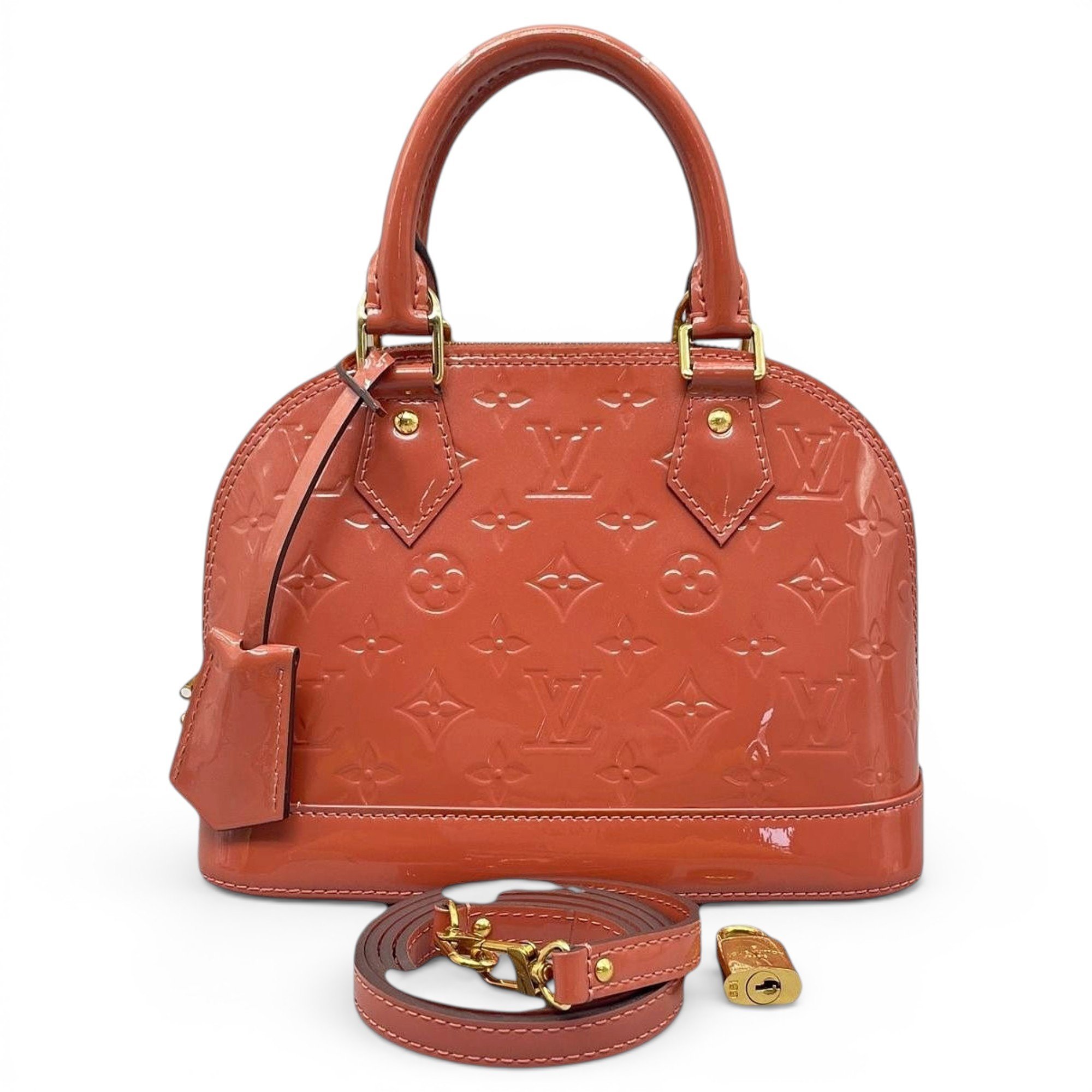 Alma BB patent leather handbag