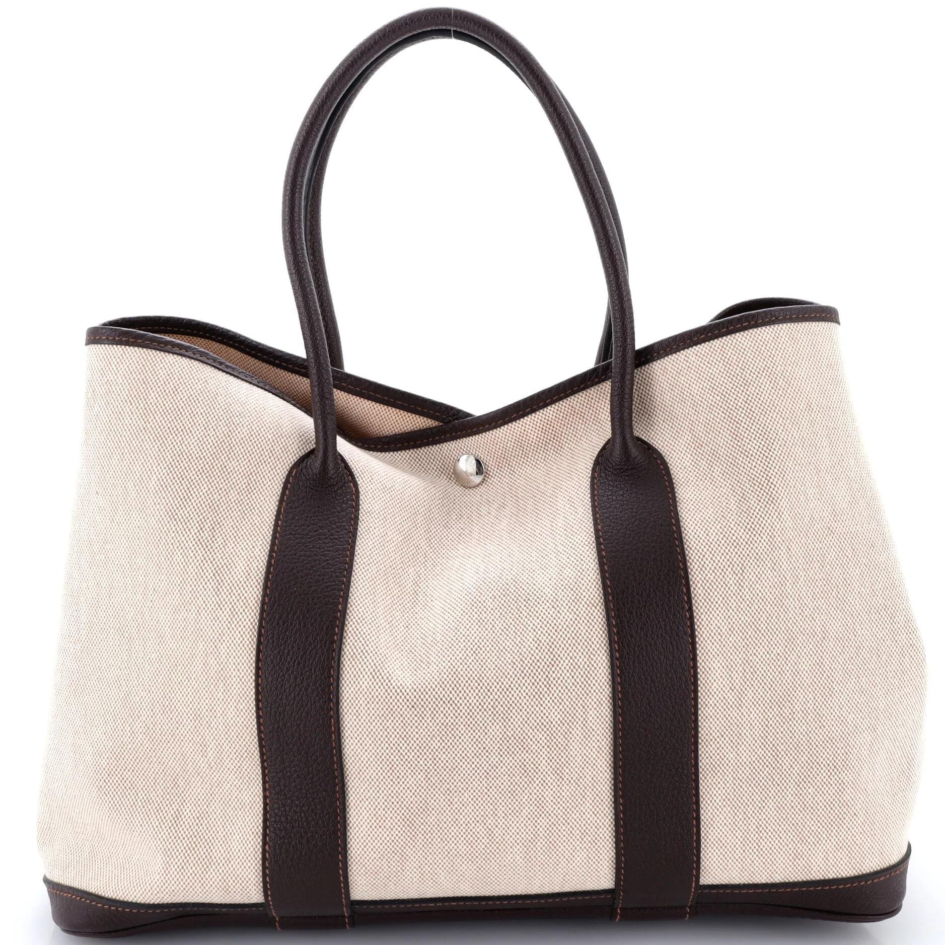 Leather tote