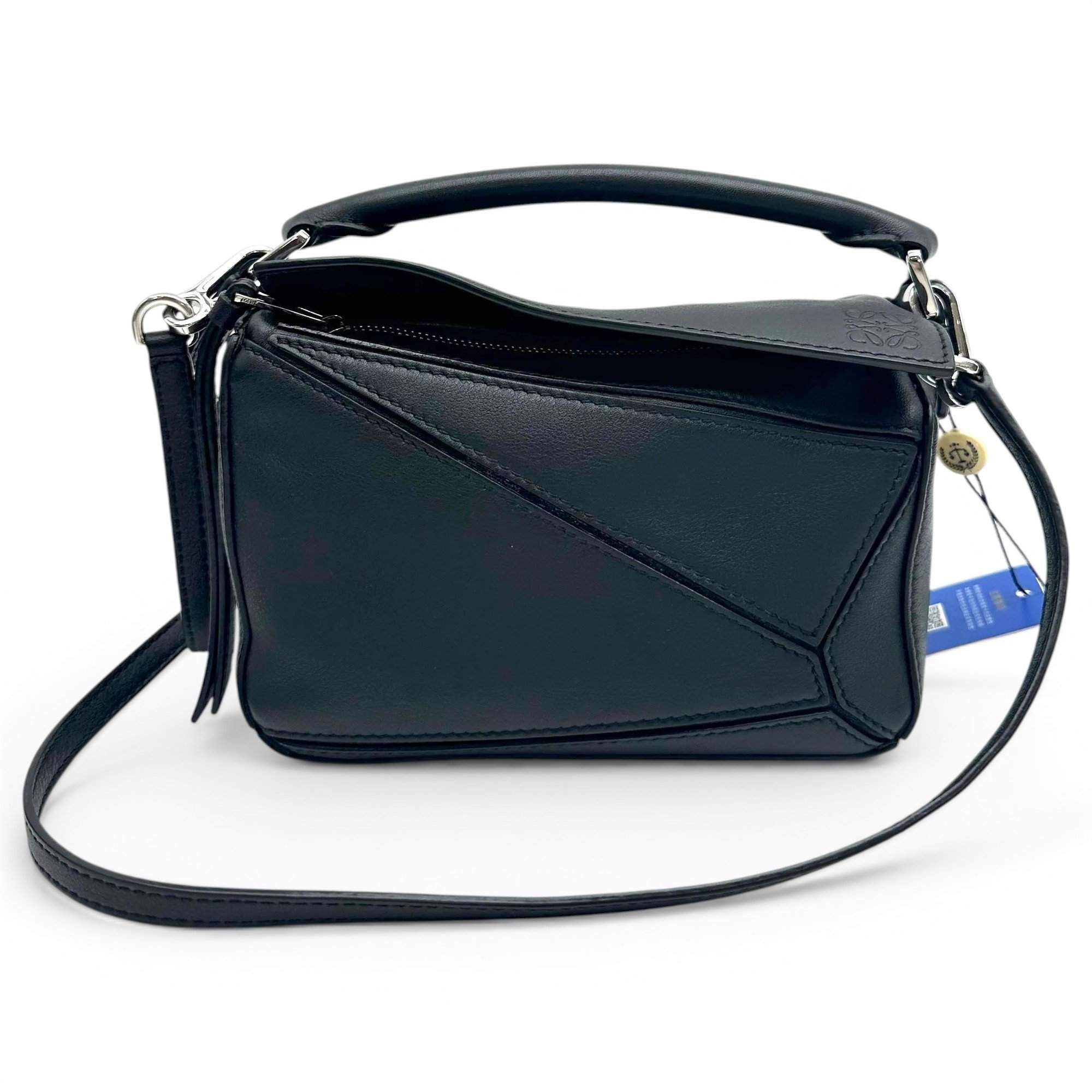 Puzzle leather mini bag