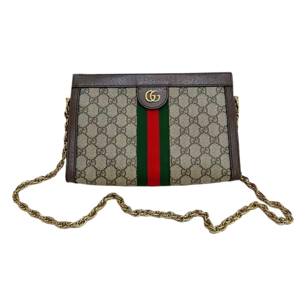 Ophidia Chain leather handbag