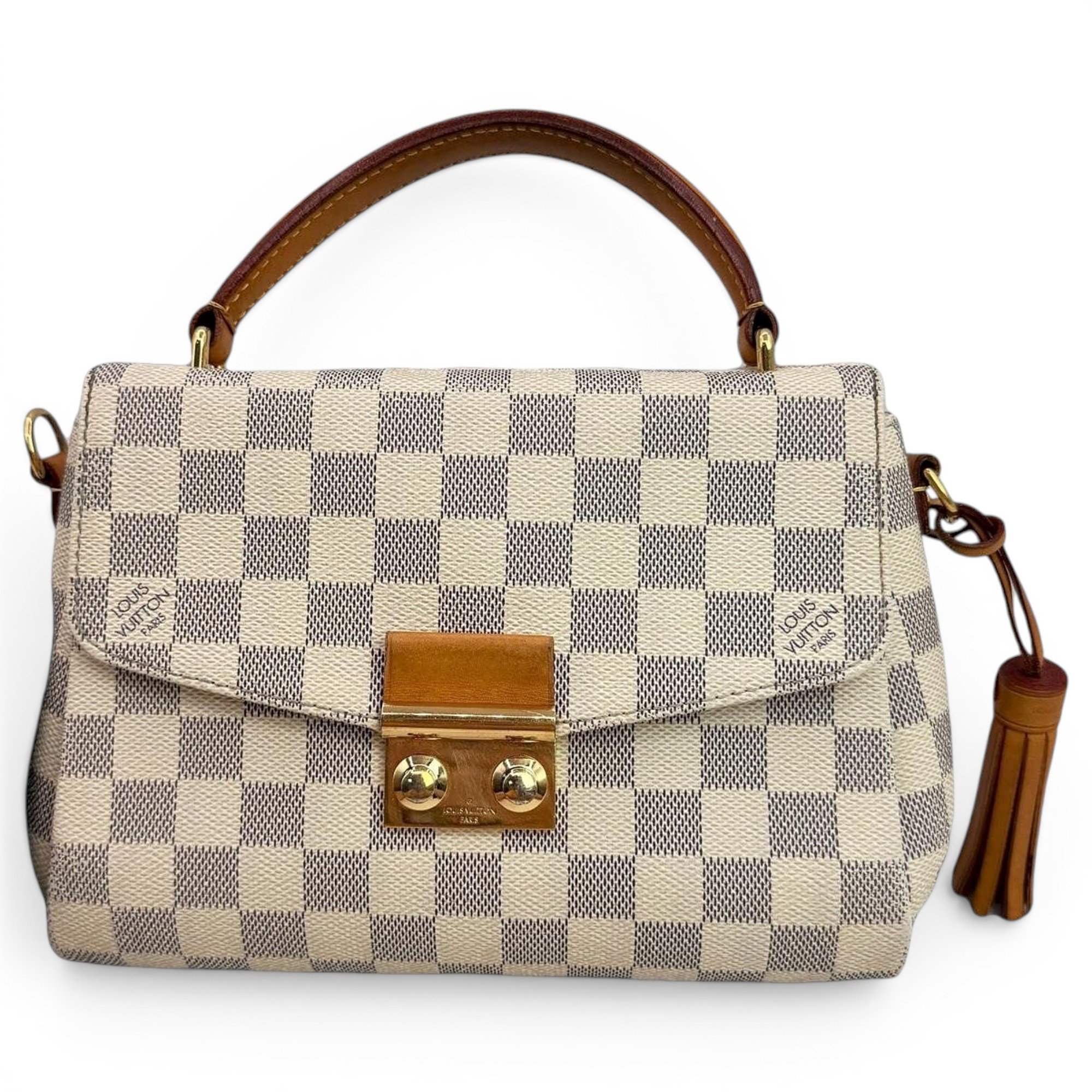 Croisette leather handbag