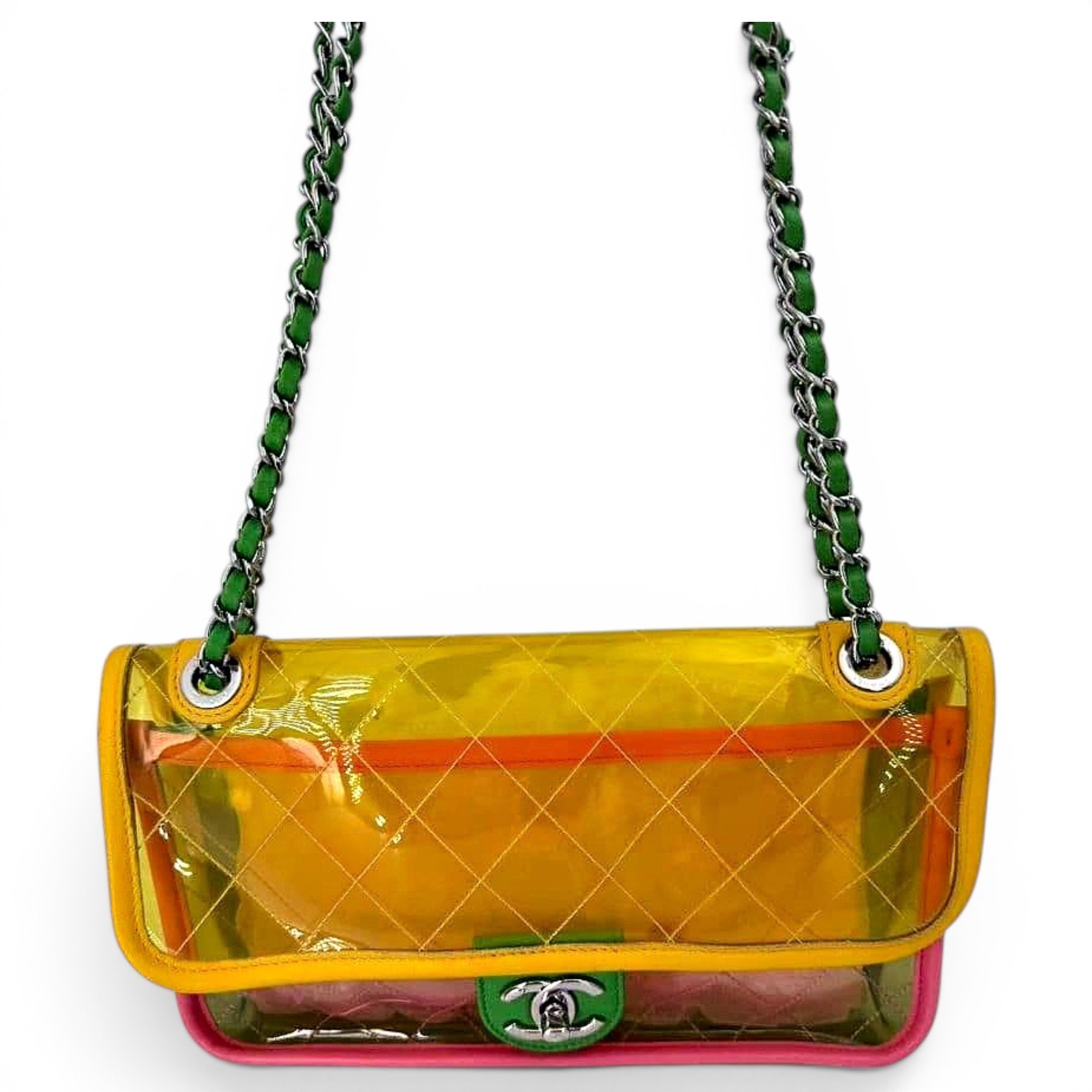 Jelly leather handbag