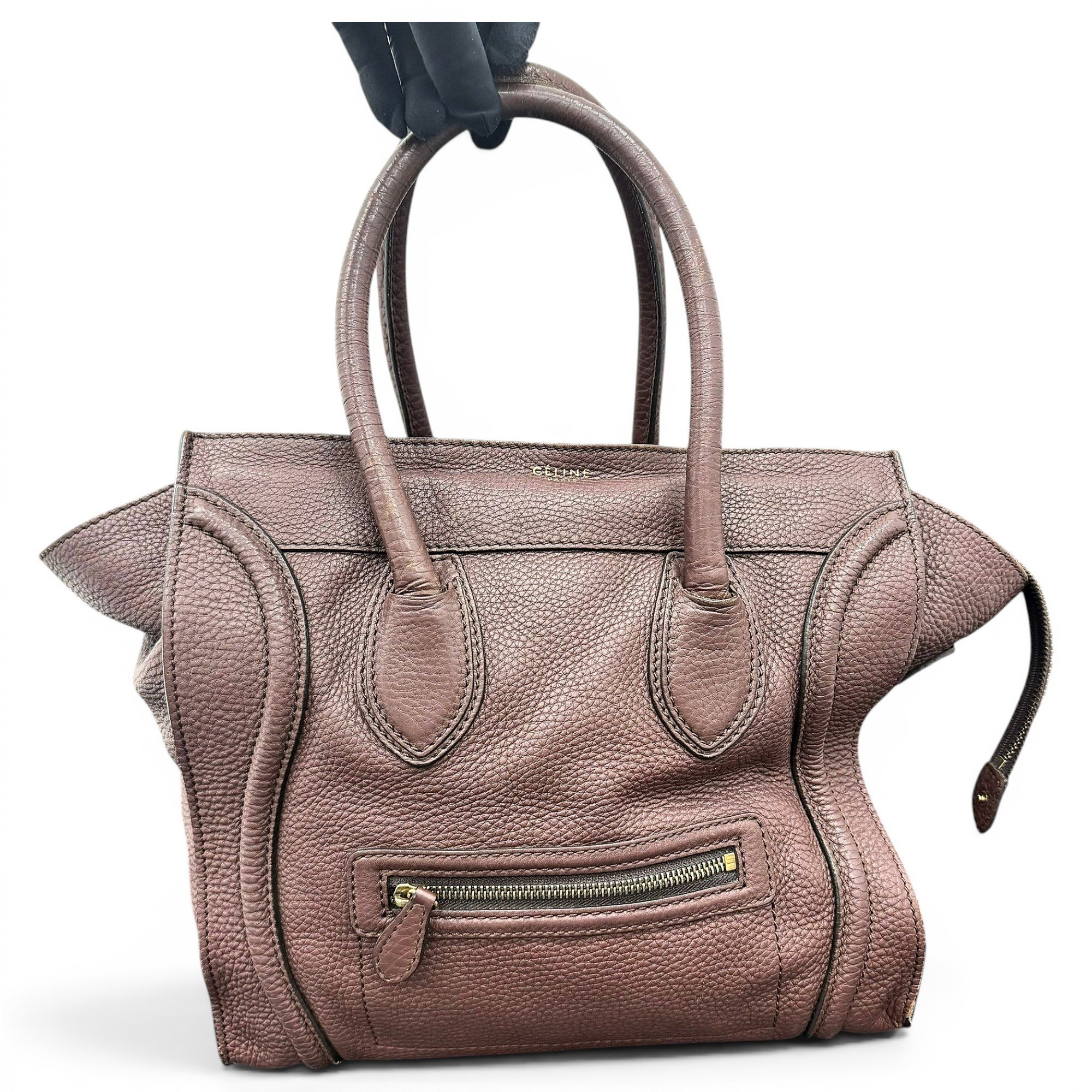 Luggage leather handbag