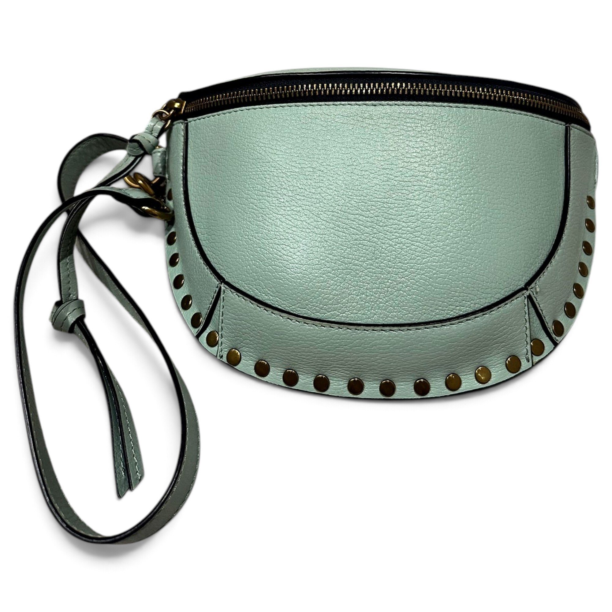 Isabel Marant Oskan Moon leather crossbody bag