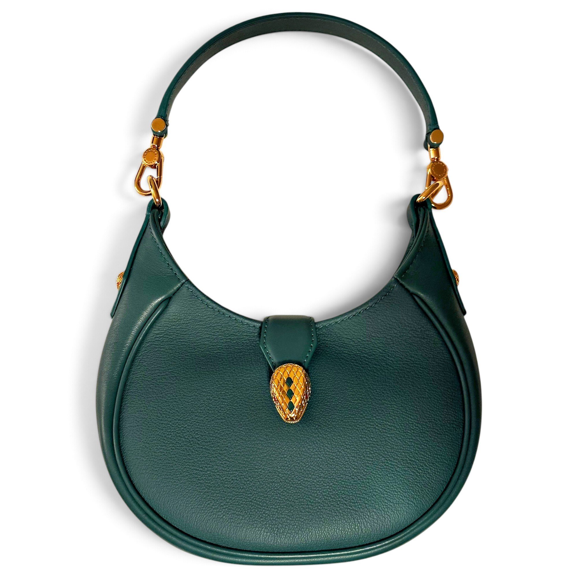 Bvlgari Serpenti leather handbag