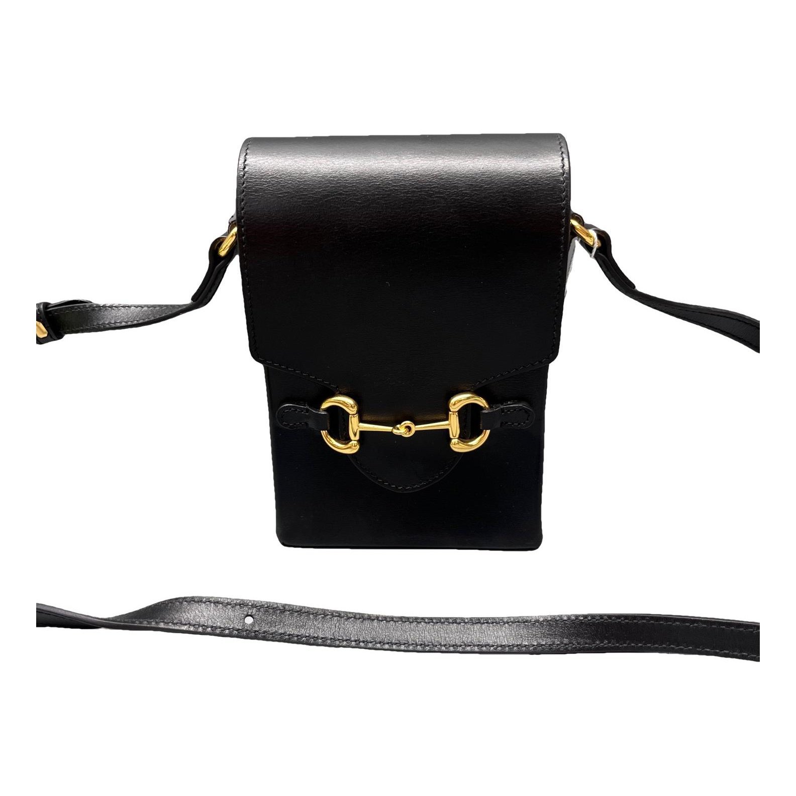 Horsebit 1955 Vertical leather handbag