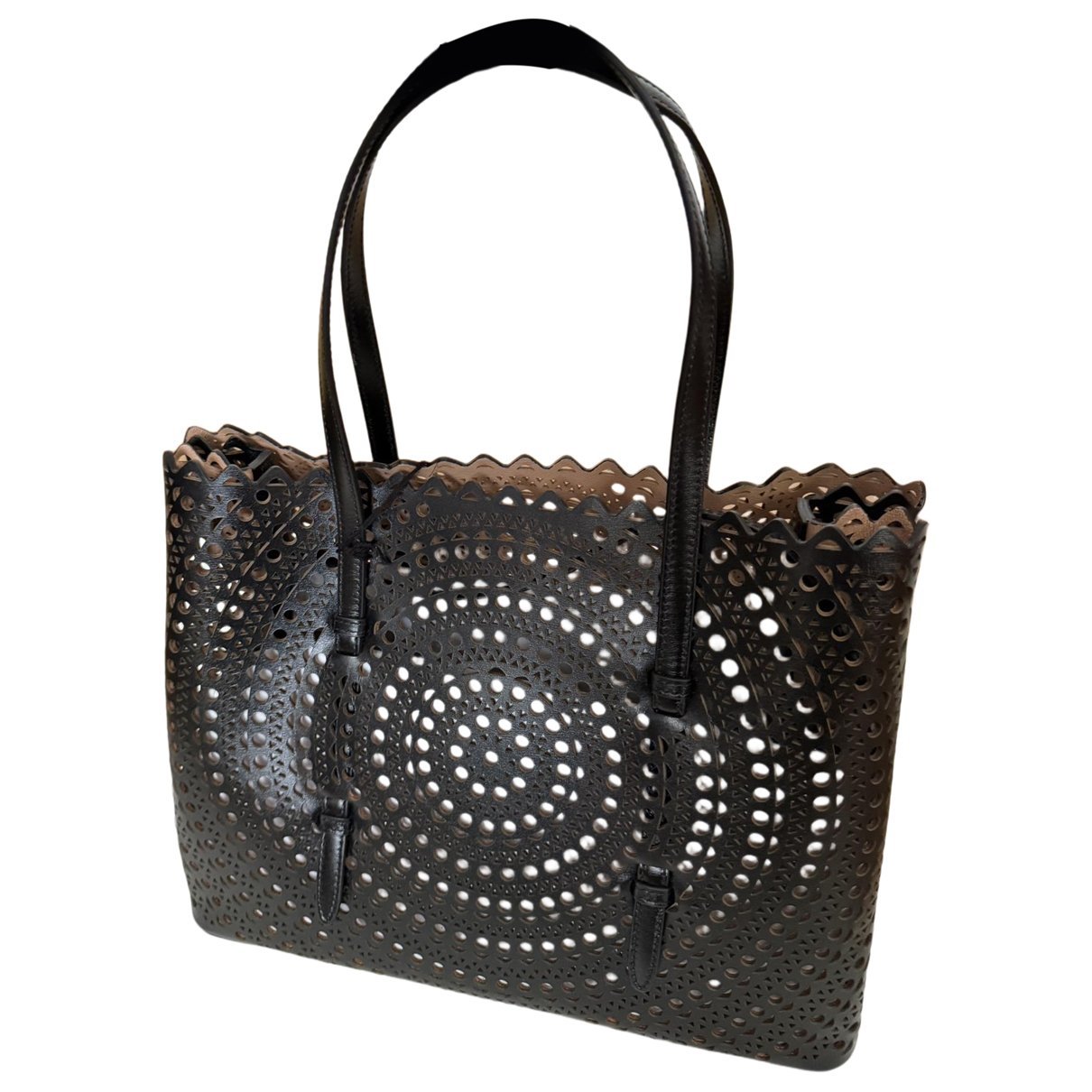 Mina leather handbag