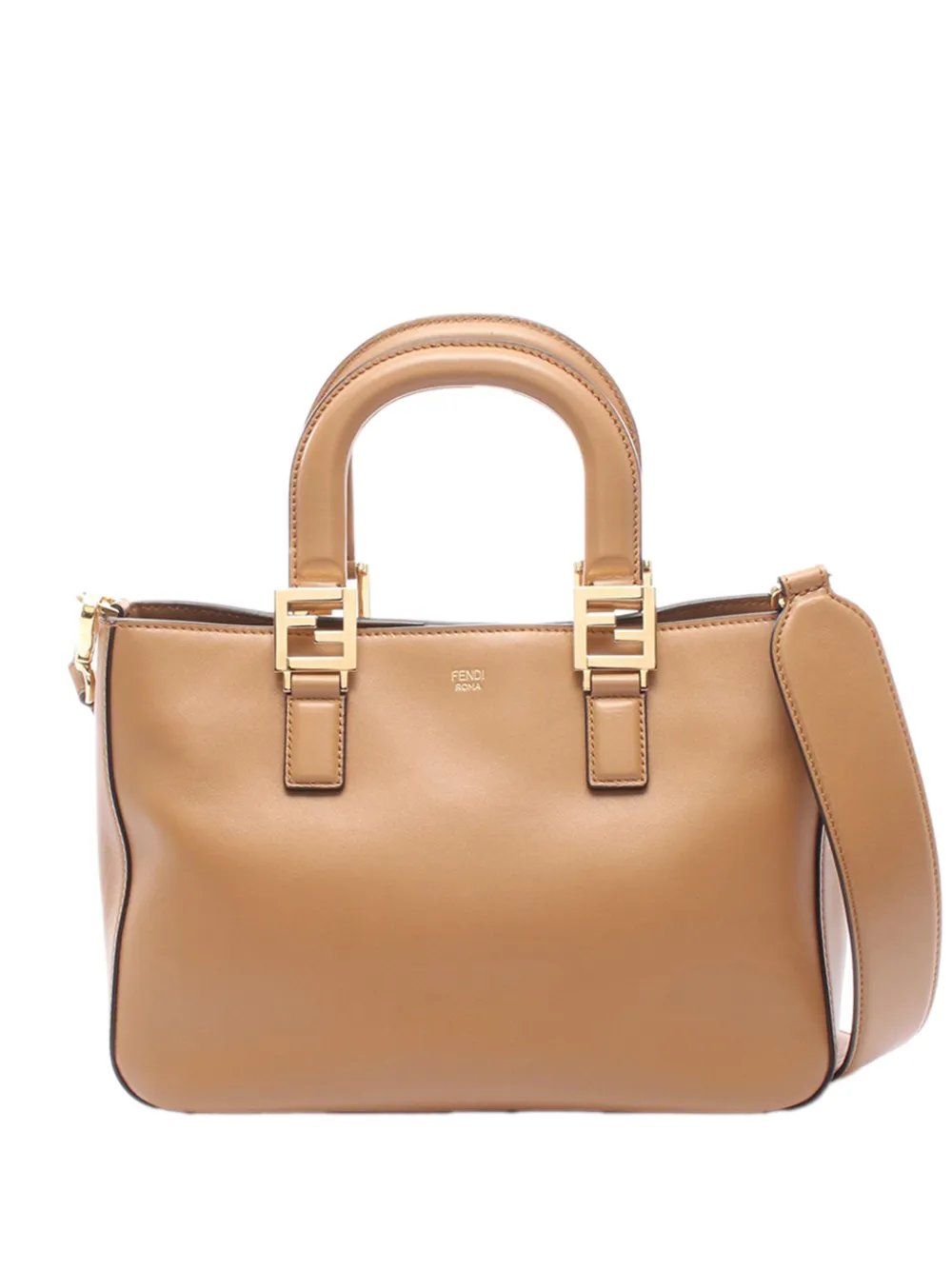 2000-2010 Small Leather Selleria FF Tote satchel