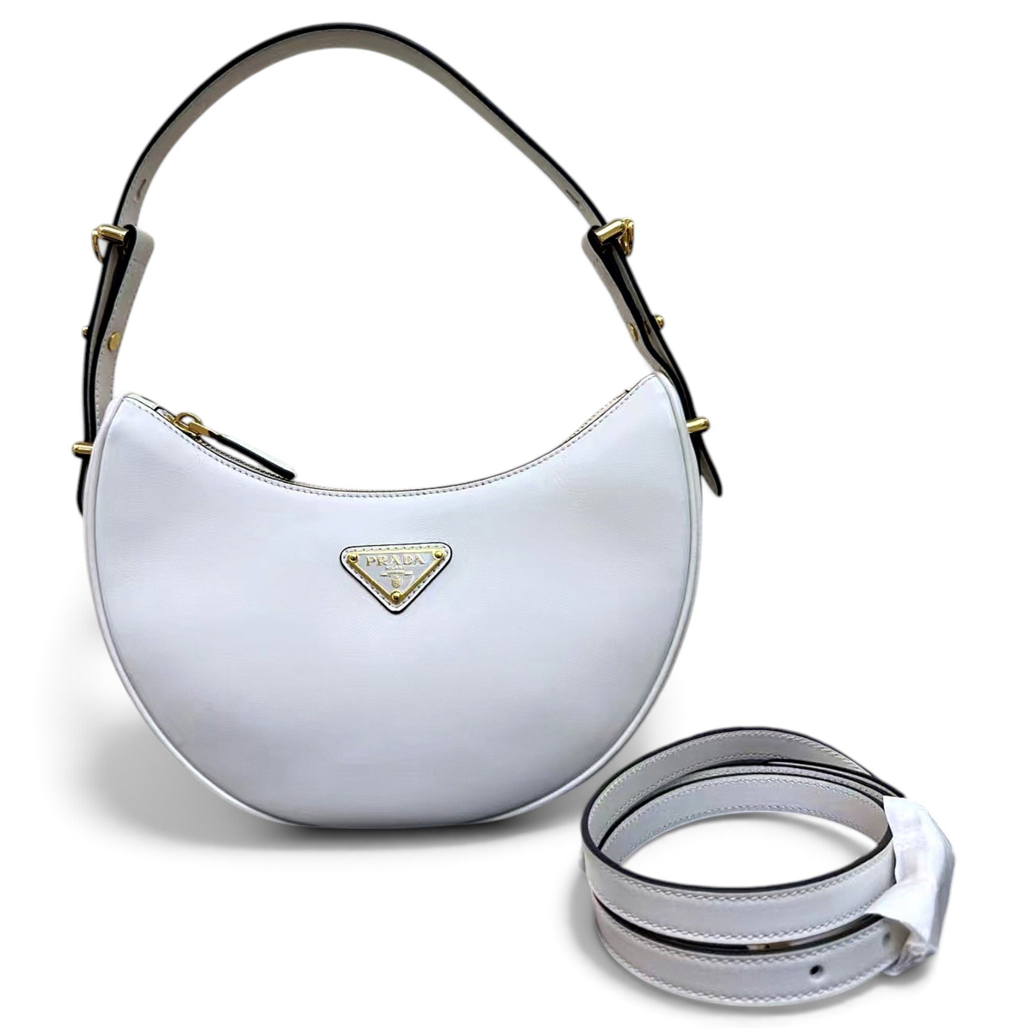 Arqué leather handbag