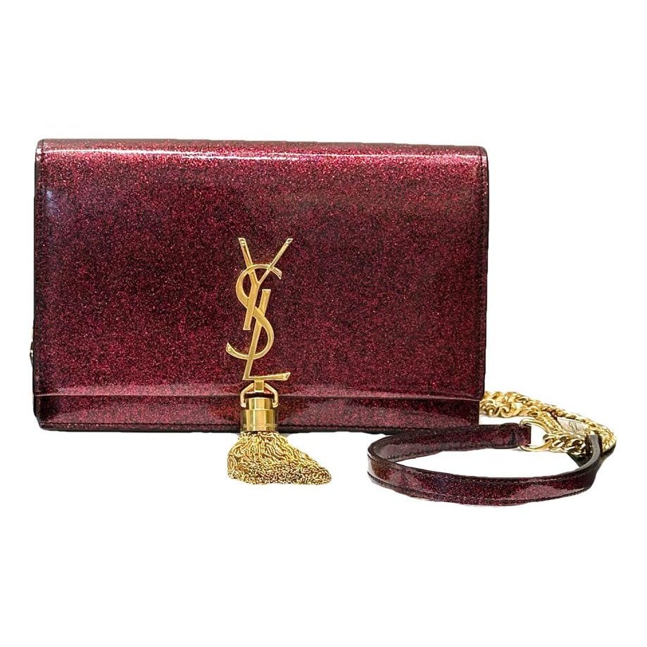 Patent leather handbag