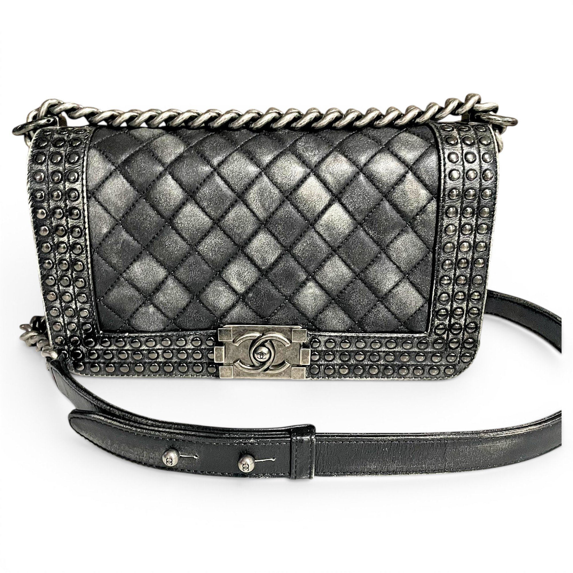 Boy leather crossbody bag