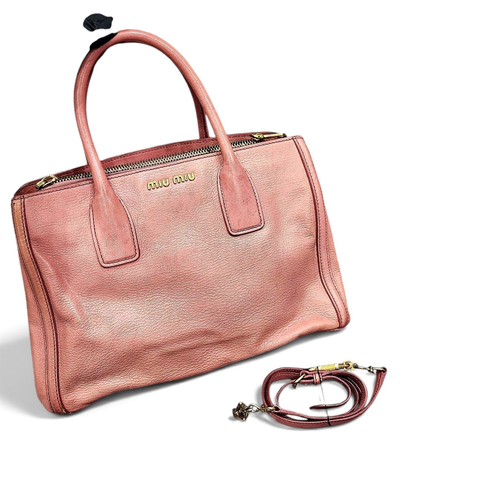 Beau leather handbag