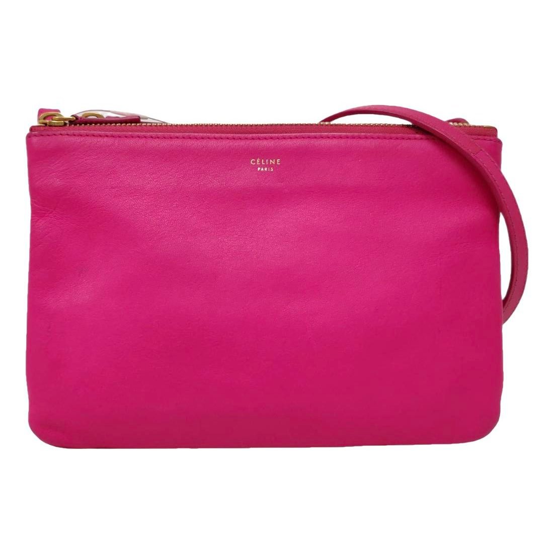 Trio leather crossbody bag