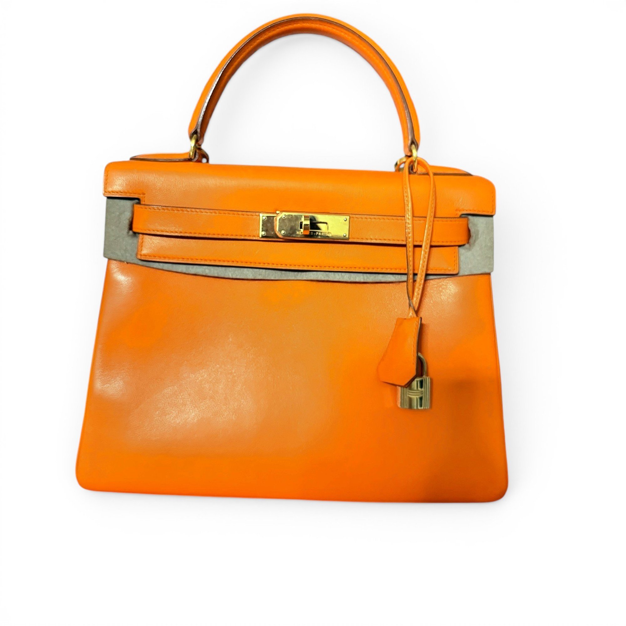 Kelly 28 leather handbag