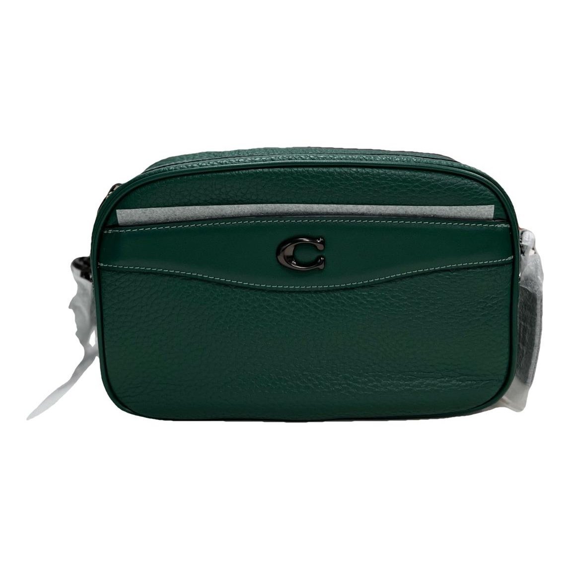 Leather clutch bag